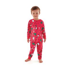Up-Baby---Pijama-Longo-Unissex-Infantil-Vermelho