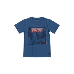 Quimby---Camiseta-Infantil-Estampa-Enjoy-Azul