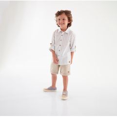 Camisa-Xadrez-Infantil-em-Linho--Off-White--Up-Baby
