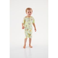 Up-Baby---Pijama-Camiseta-e-Short-Infantil-em-Suedine-Verde