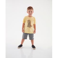 Up-Baby---Conjunto-Infantil-Bermuda-e-Camiseta-Estampada-Amarelo