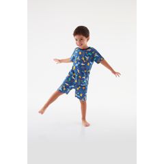 Up-Baby---Pijama-Camiseta-e-Short-Infantil-em-Suedine-Azul