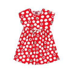 Bee-Loop---Vestido-Infantil-Estampa-Poa-Vermelho