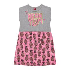 Bee-Loop---Vestido-Infantil-Regata-Cinza