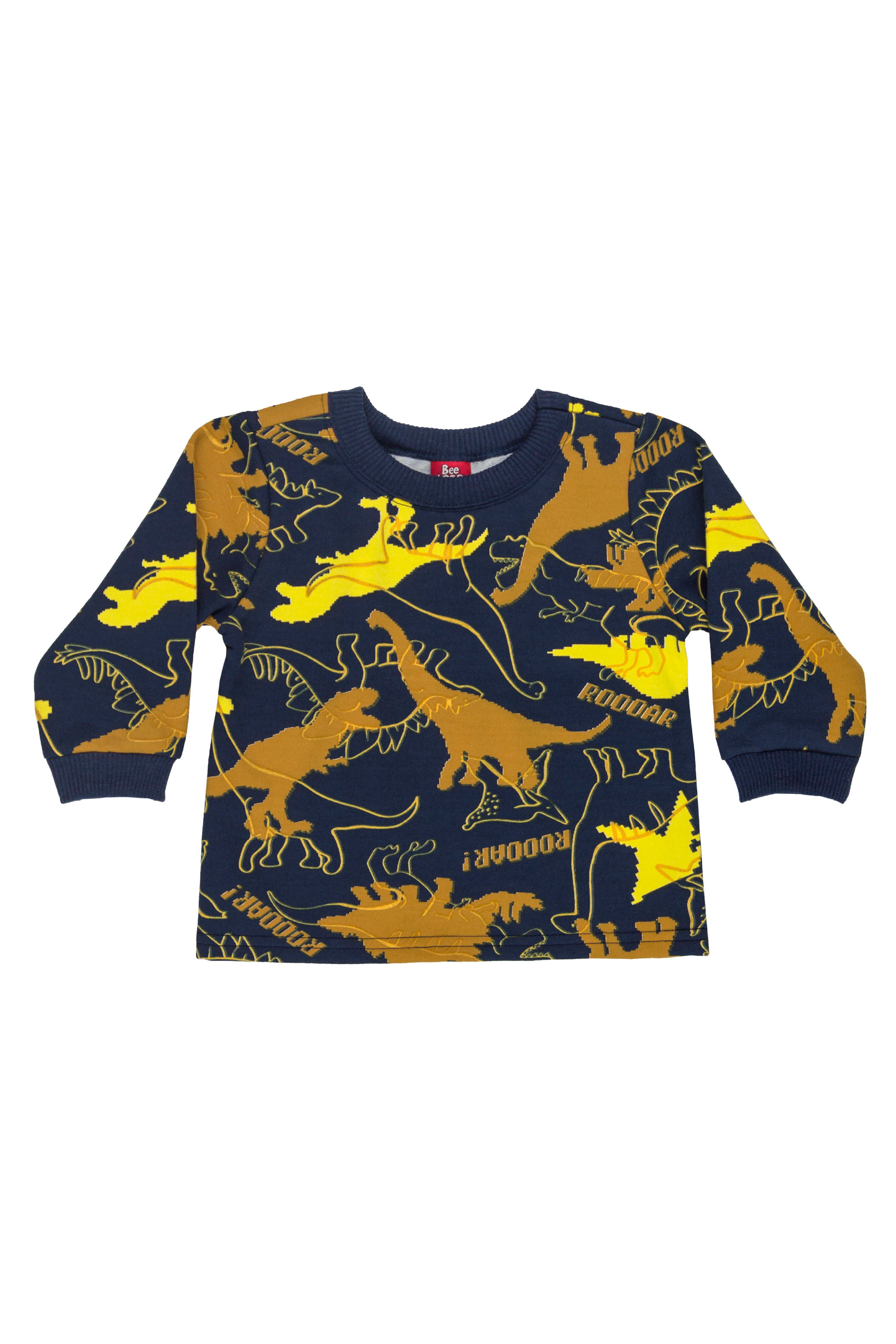 Conjunto com Blusão e Calça em Moletom para Bebê (Azul) Bee Loop - Imagem 2