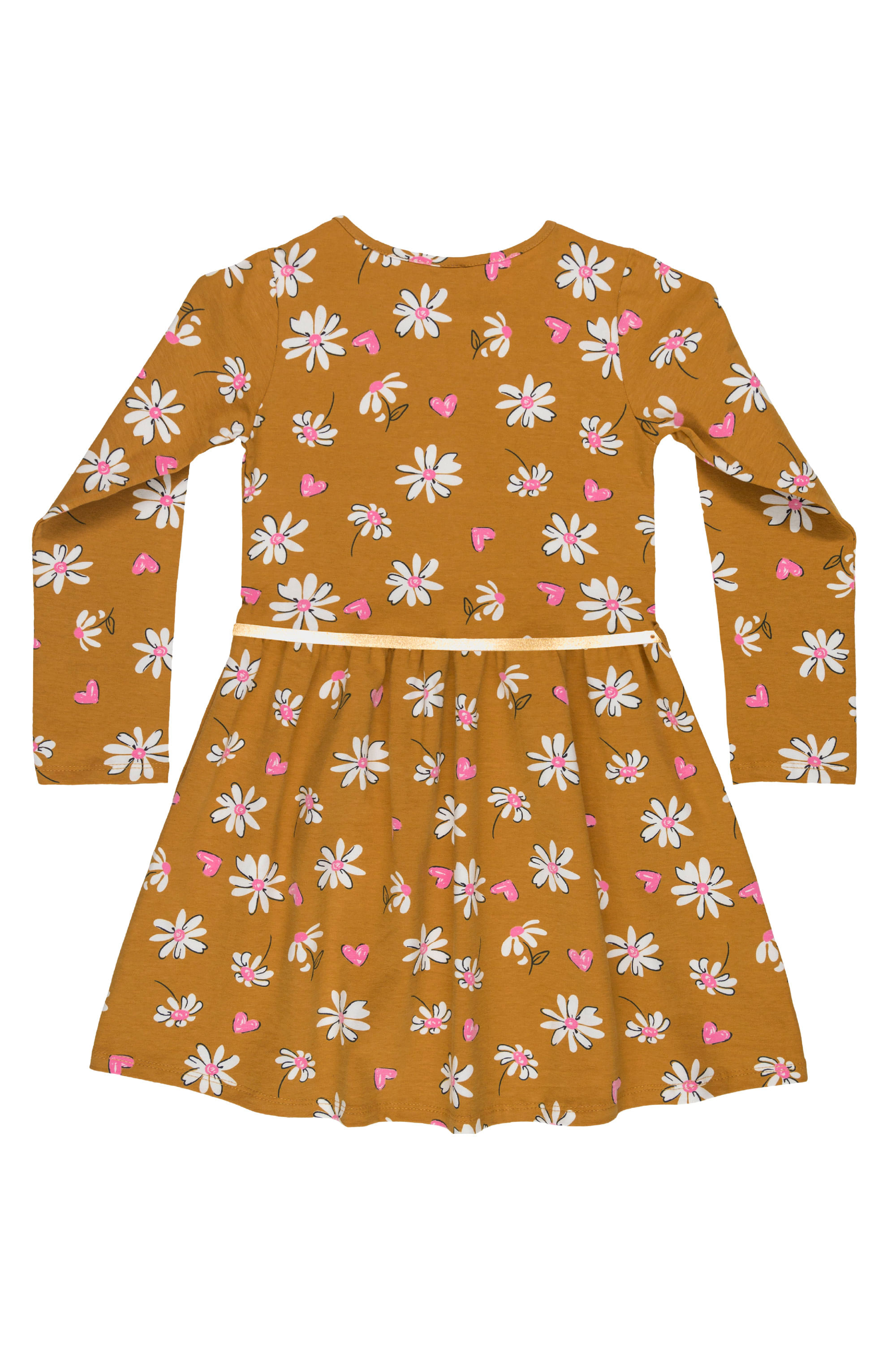 Vestido manga longa Infantil em Cotton (Laranja) Bee Loop - Imagem 2