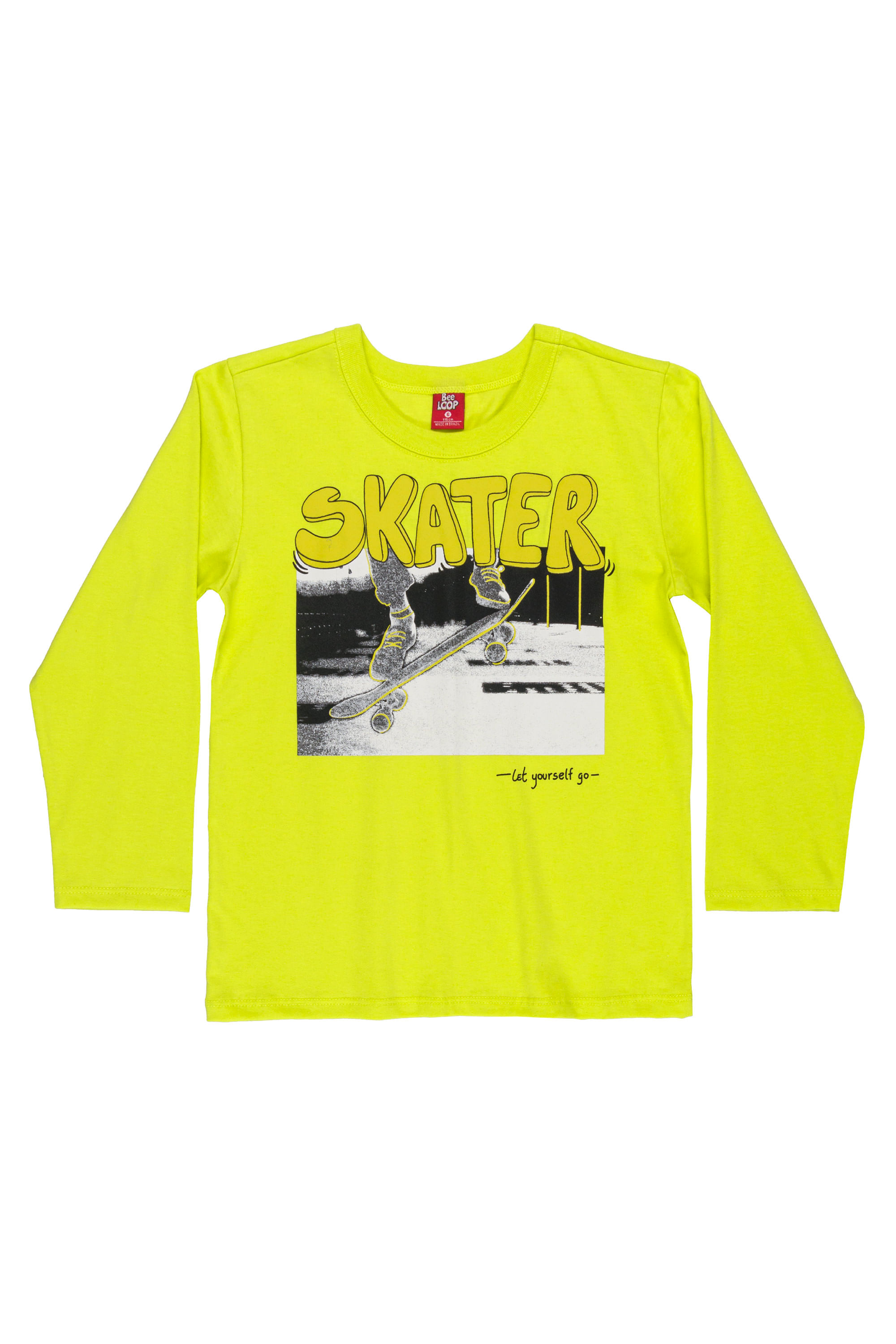 Conjunto Infantil com Camiseta Manga Longa e Calça de Moletom (Verde) Bee Loop - Imagem 2