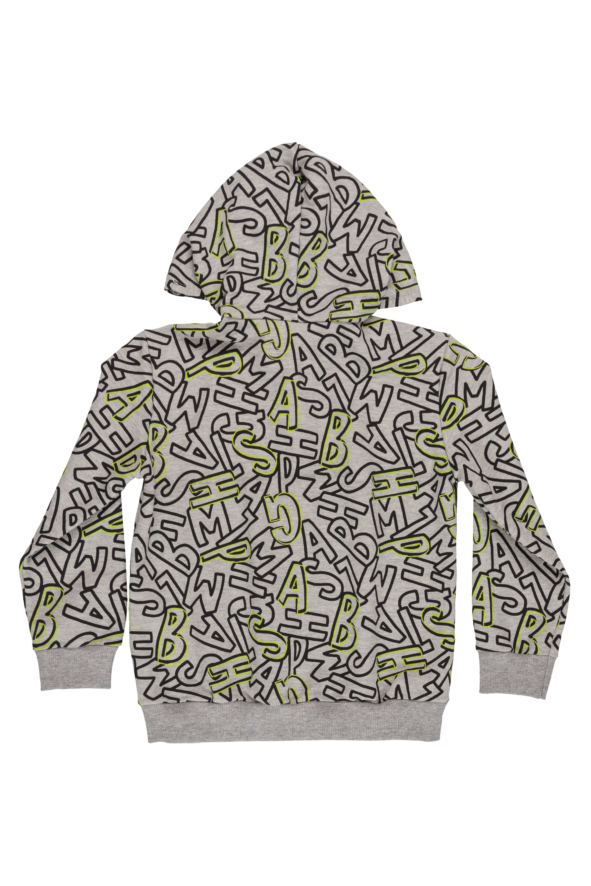 Jaqueta Infantil para Meninos em Moletom (Cinza) Bee Loop - Imagem 2