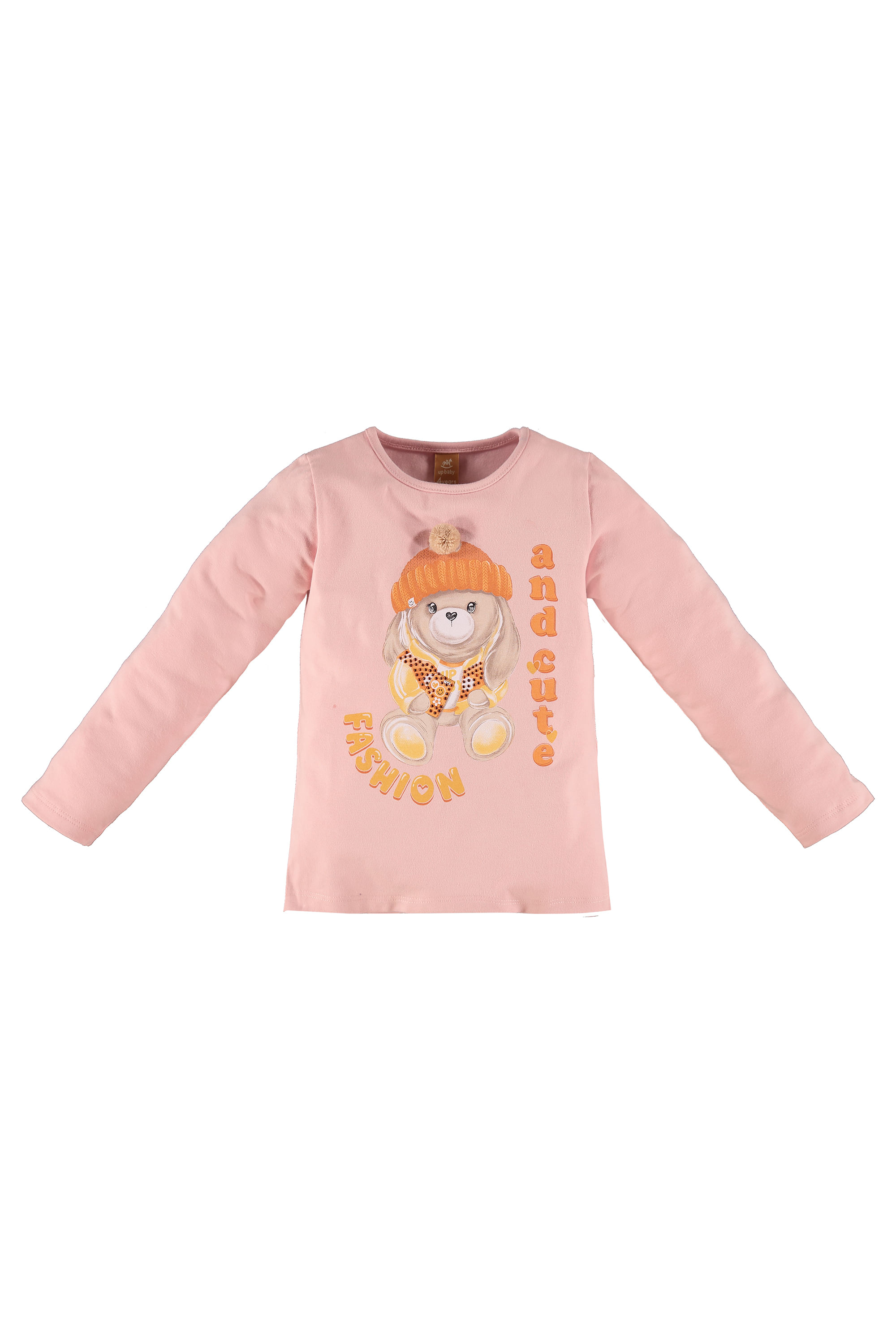 Blusa Fashion and Cute em Cotton Infantil para Menina (Rosa) Up Baby - Imagem 11