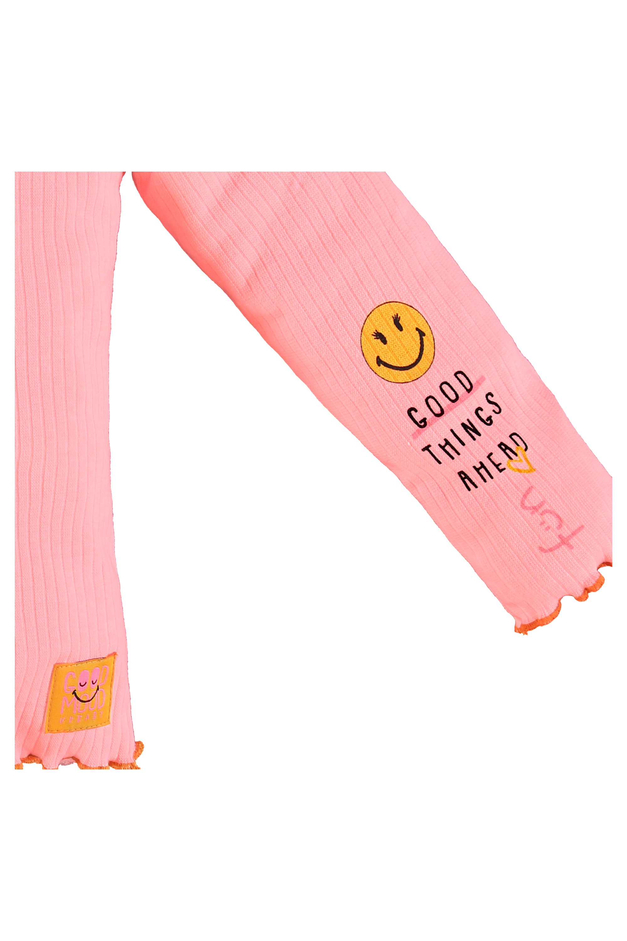 Blusa Manga Longa em Ribana Canelada Infantil Feminina (Rosa) Up Baby - Imagem 16