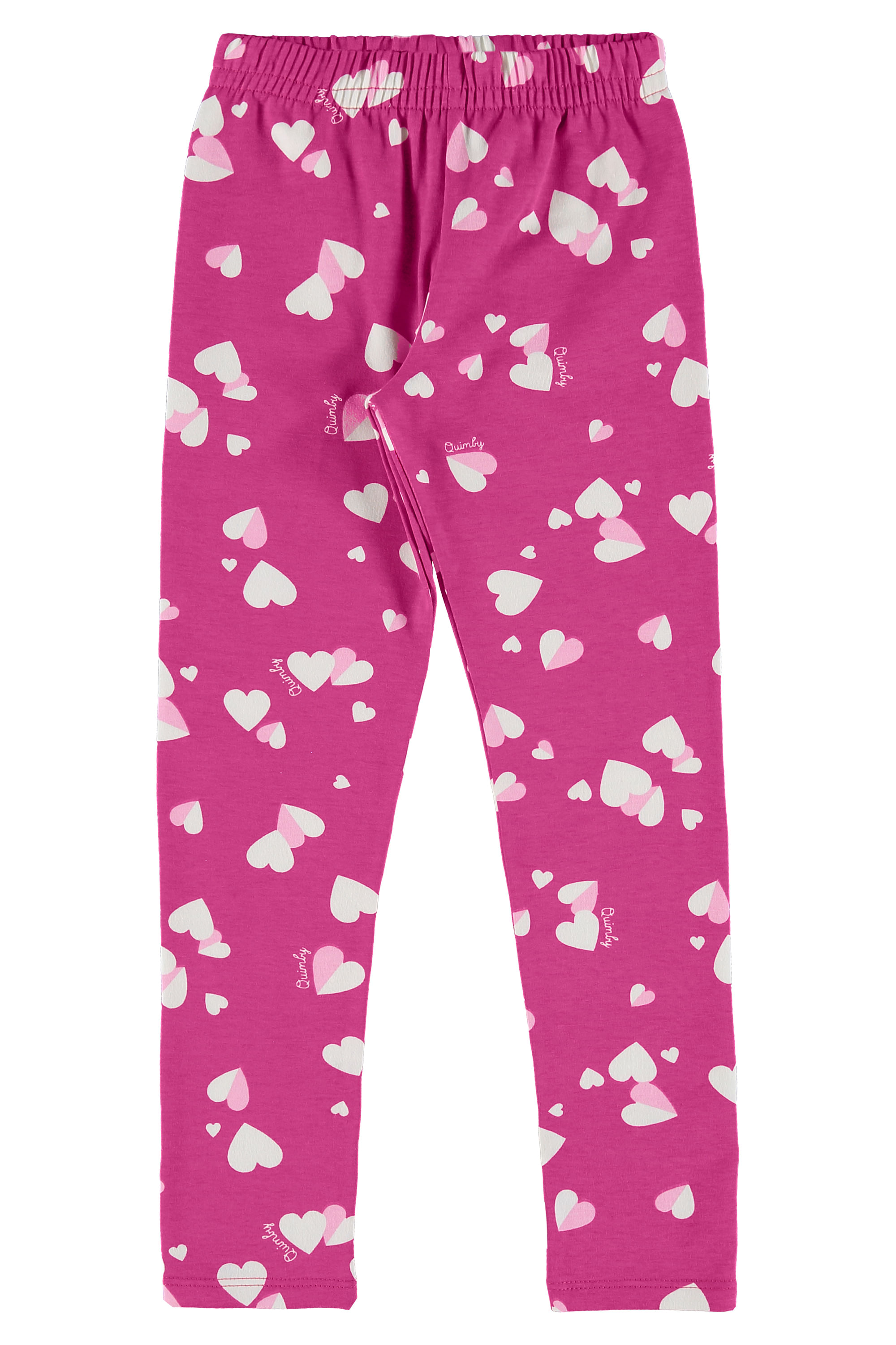 Calça Legging Estampada Infantil (Rosa) Quimby