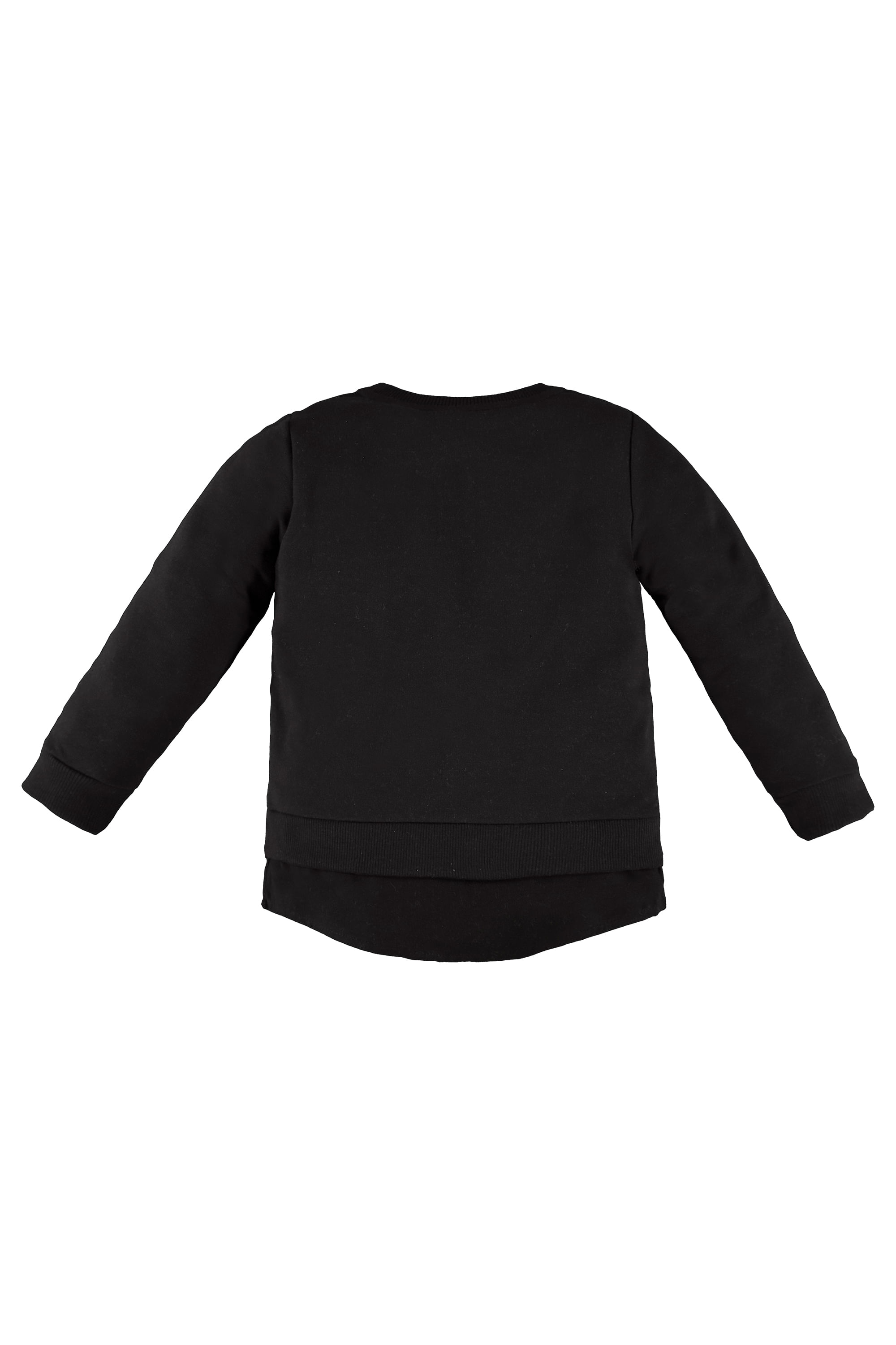 Blusão Infantil Feminino em Moletom (Preto) Up Baby - Imagem 3