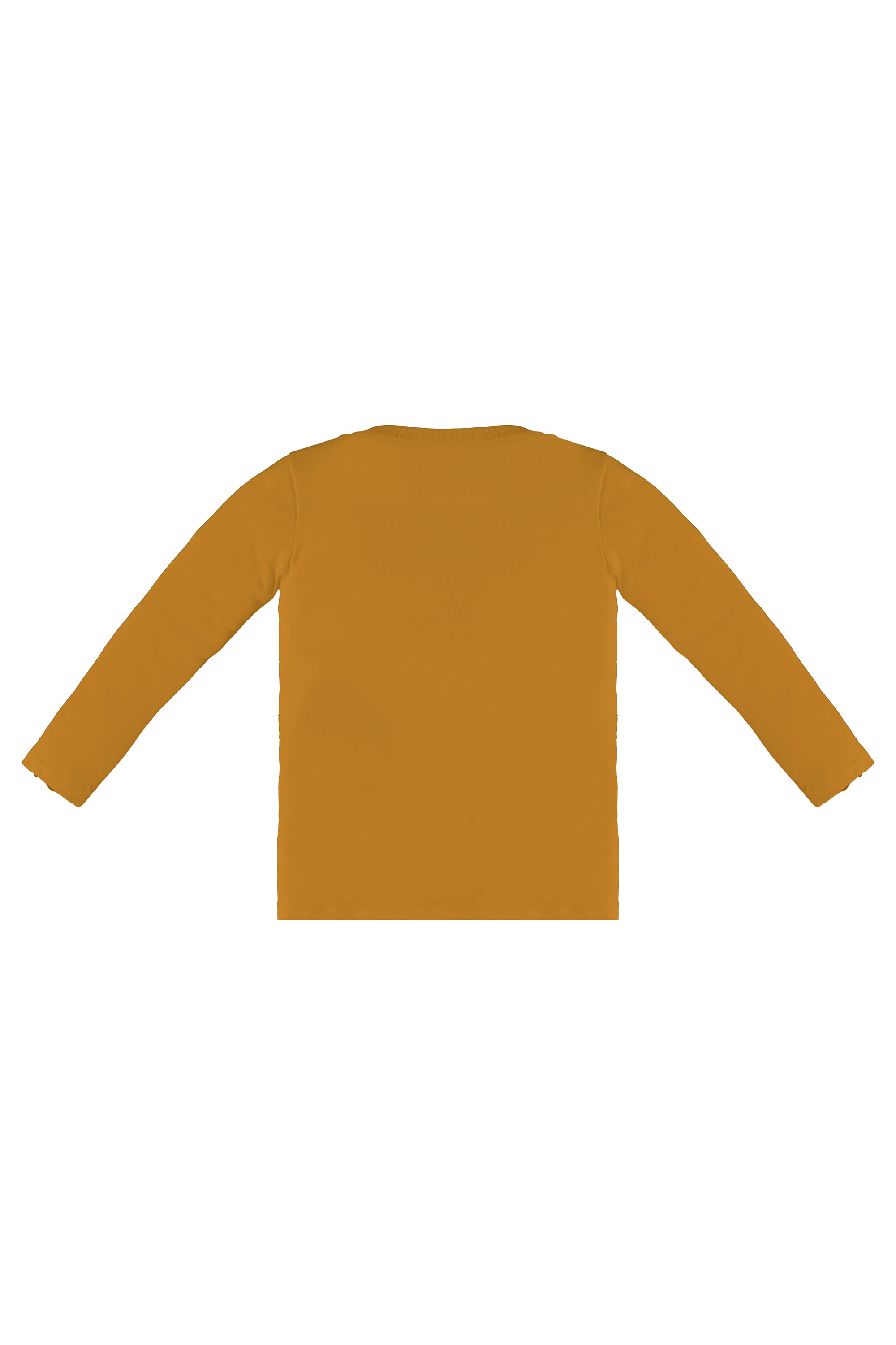 Camiseta Manga Longa em Meia Malha Infantil para Menino (Amarelo escuro) Up Baby - Imagem 6