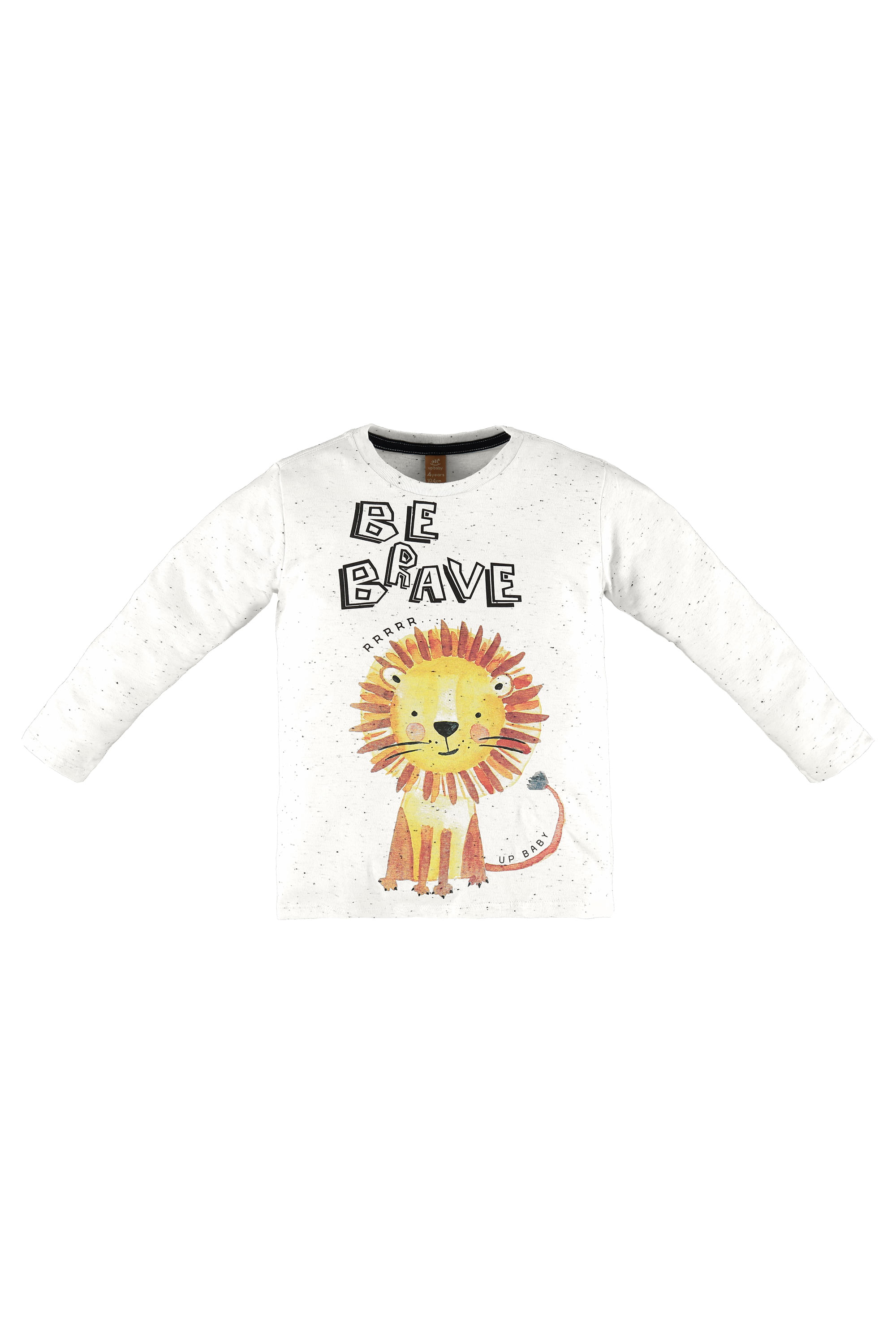 Camiseta Manga Longa Infantil Masculina Estampada (Branco) Up Baby - Imagem 11