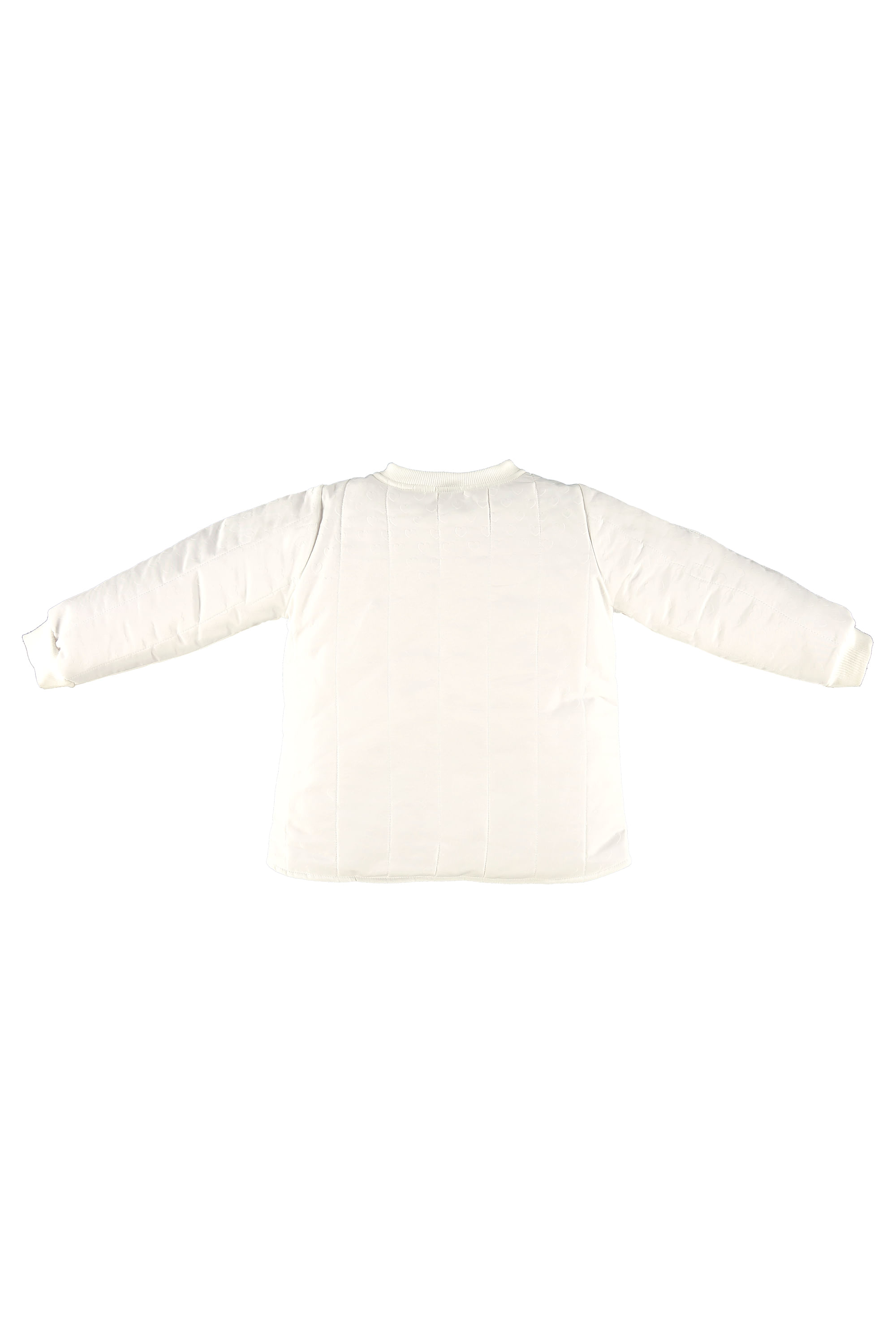 Jaqueta em Matelassê Infantil Feminina (Off White) Up Baby - Imagem 3