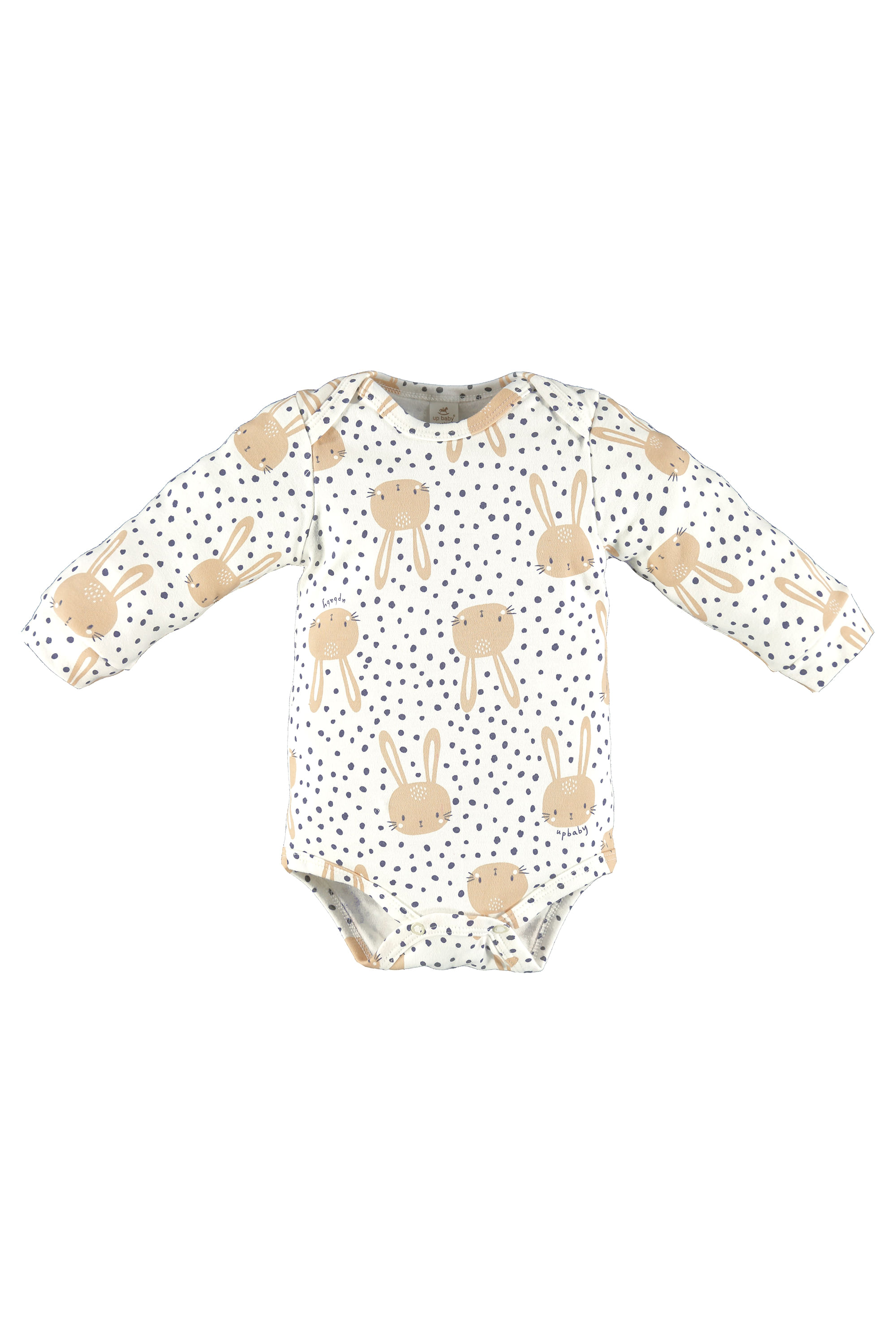 Body Feminino com Manga Longa para Bebês (Off White) Up Baby - Imagem 13