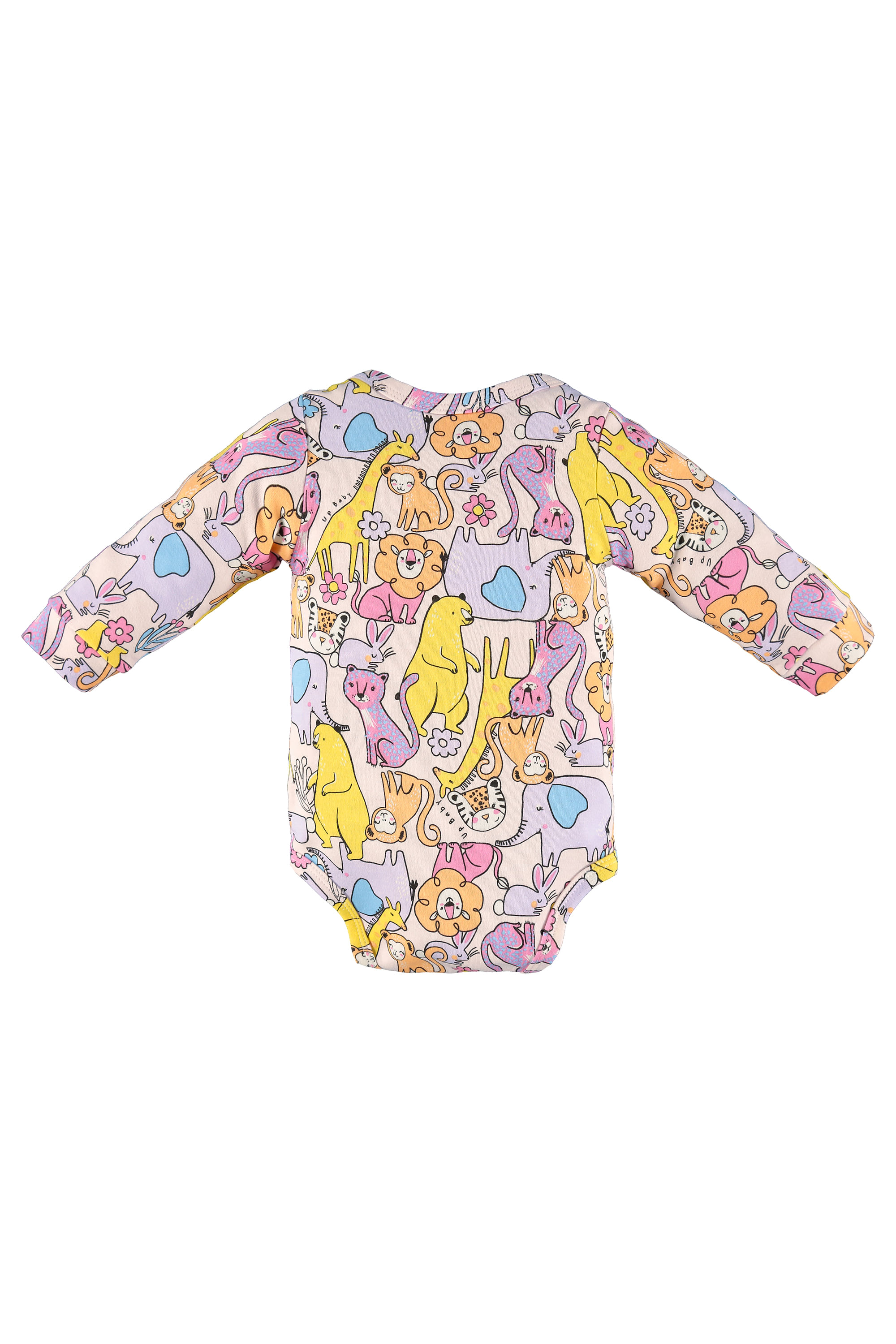 Body Feminino com Manga Longa para Bebês (Rosa Claro) Up Baby - Imagem 6