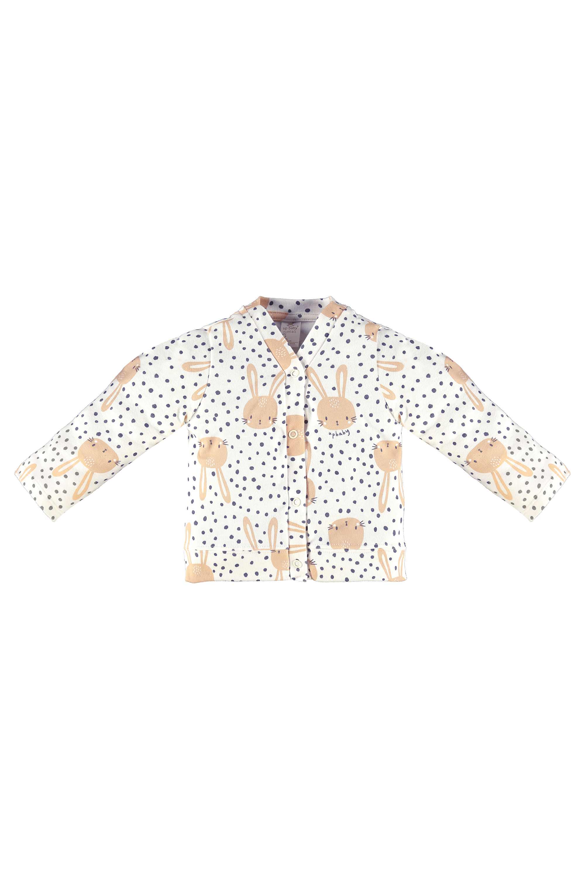 Cardigan em Suedine Feminino para Bebês (Off White) Up Baby - Imagem 9