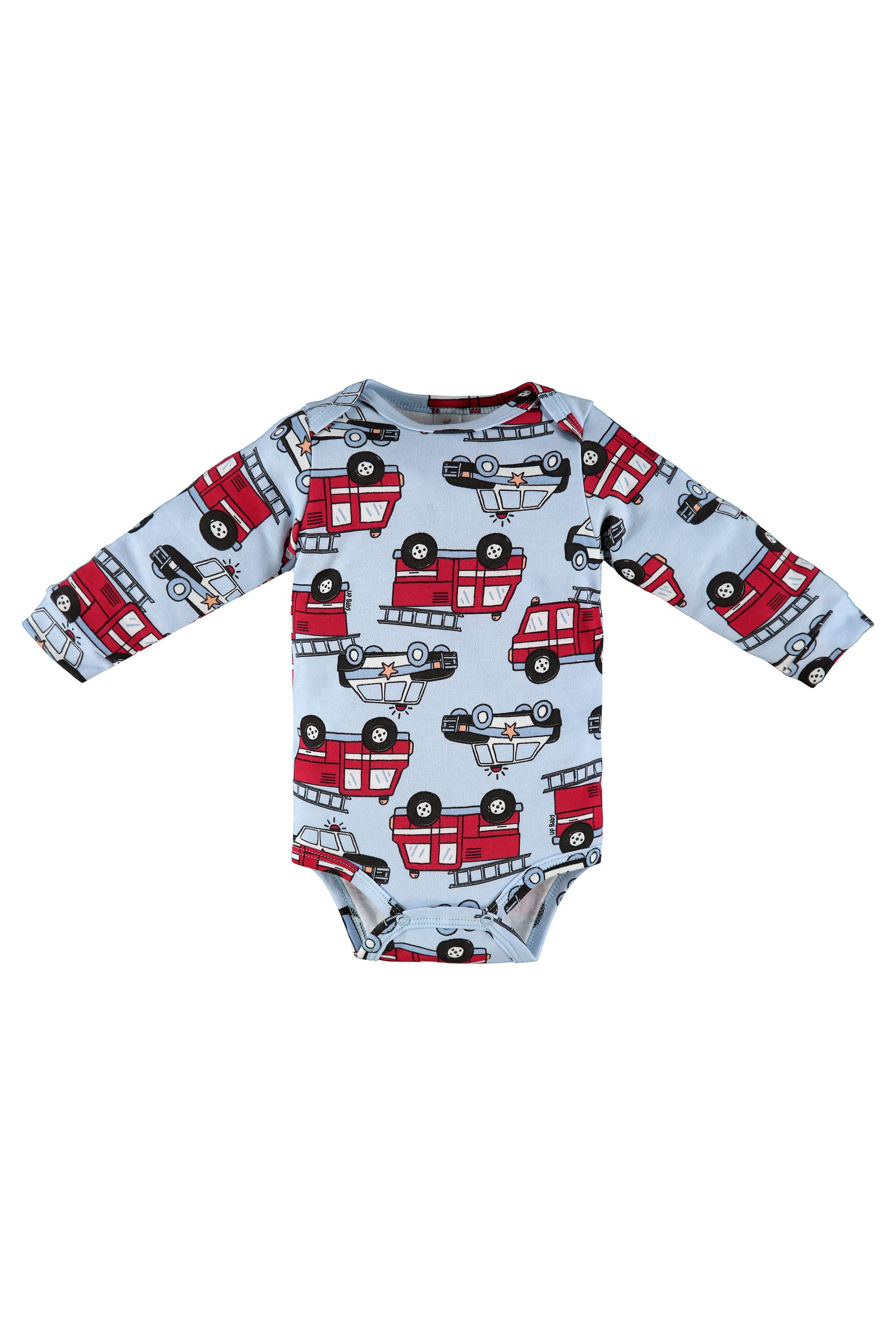 Body Manga Longa em Suedine para Bebês (Azul Claro) Up Baby