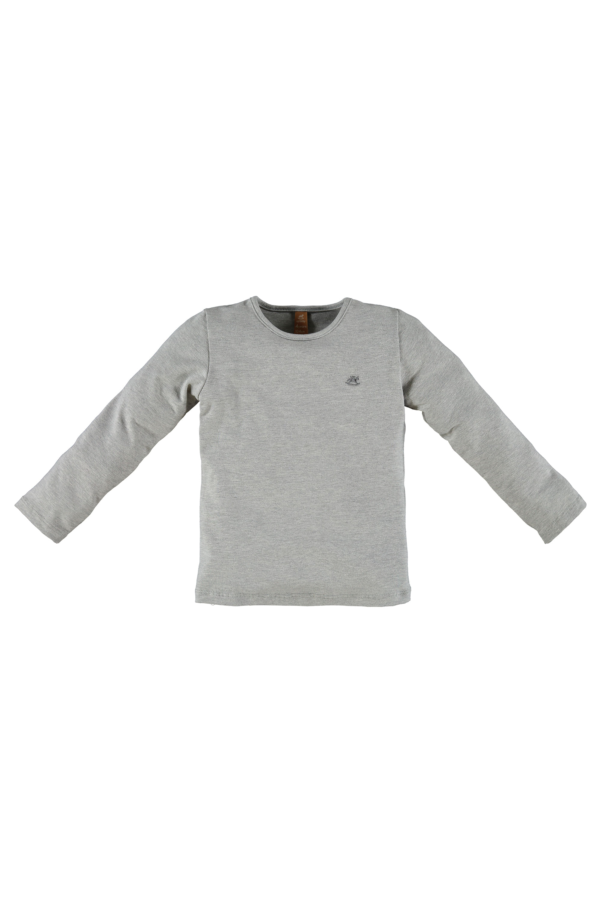 Blusa Longa Infantil em Cotton (Cinza) Up Baby