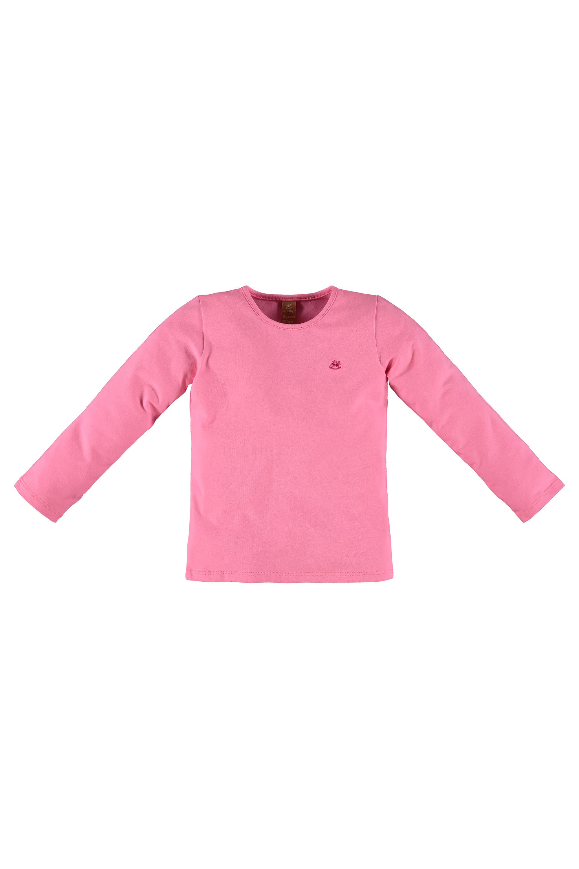 Blusa Longa Infantil em Cotton (Rosa Pink) Up Baby - Imagem 7