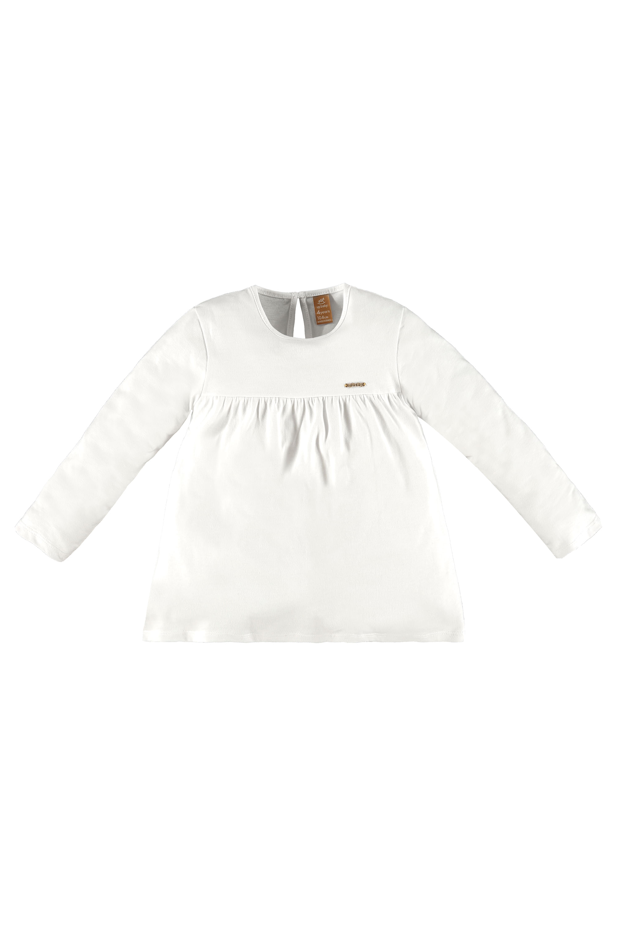 Bata Infantil Feminina em Meia Malha (Branco) Up Baby - Imagem 13