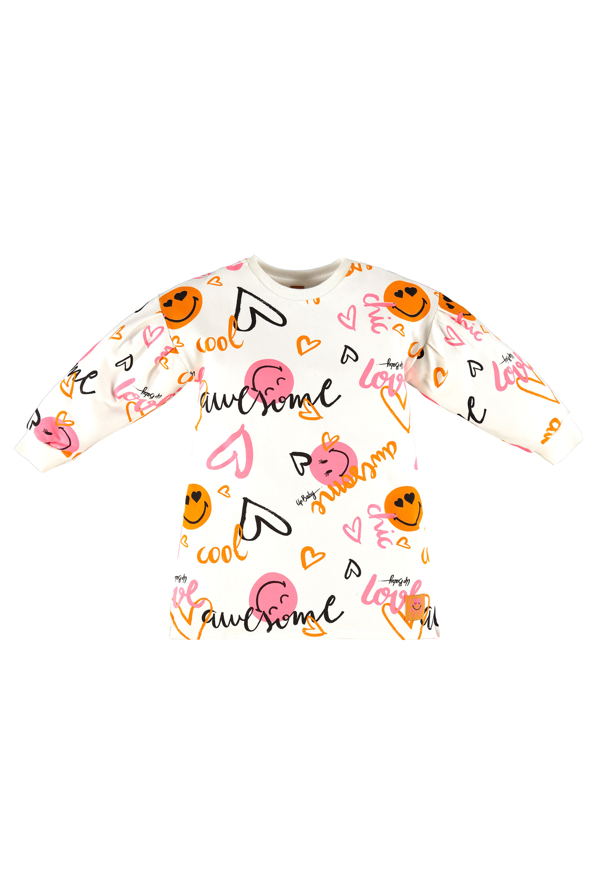 Vestido Infantil em Molecotton (Bege) Up Baby - Imagem 2
