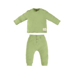 Up-Baby---Conjunto-Nature-Infantil-Unissex-com-Camiseta-e-Calca-em-Ribana-Verde
