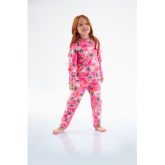 Up-Baby---Pijama-de-Dinossaurinhos-Infantil-Unissex-com-Camiseta-Manga-Longa-e-Calca-Rosa