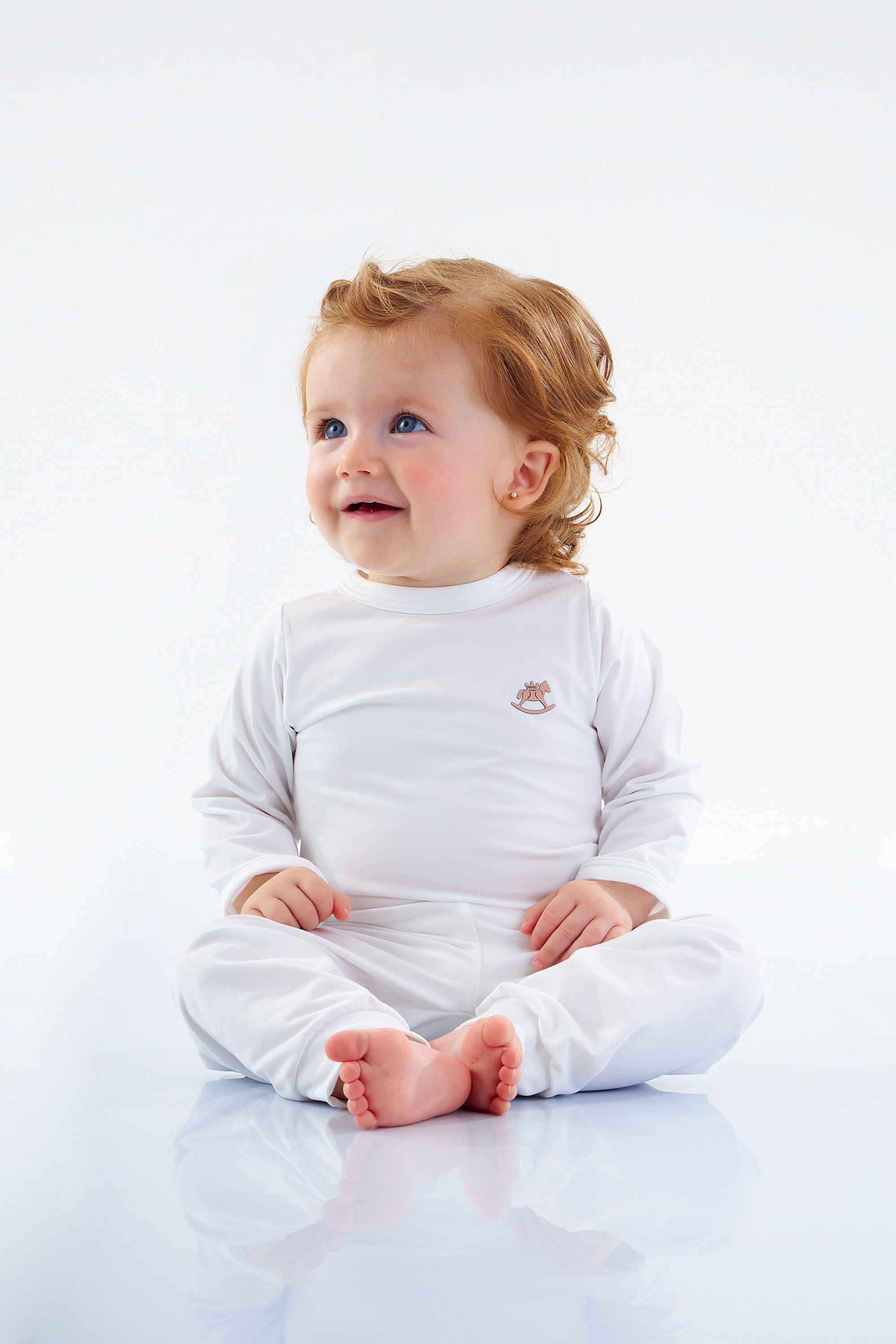 Pijama Unissex Térmico para Bebê (Bege) Up Baby - Imagem 2