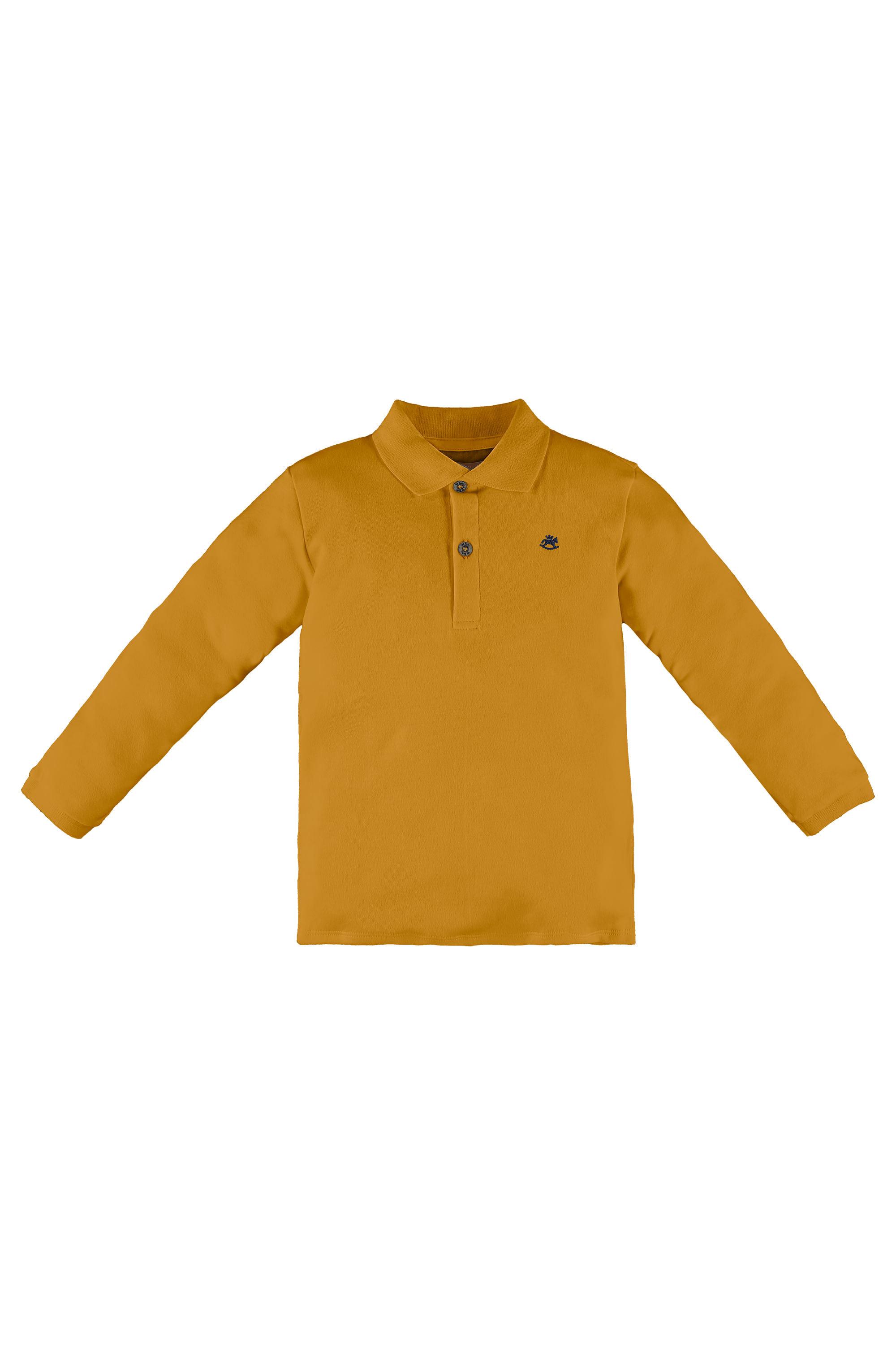 Camisa Polo em Suedine (Amarelo) Up Baby