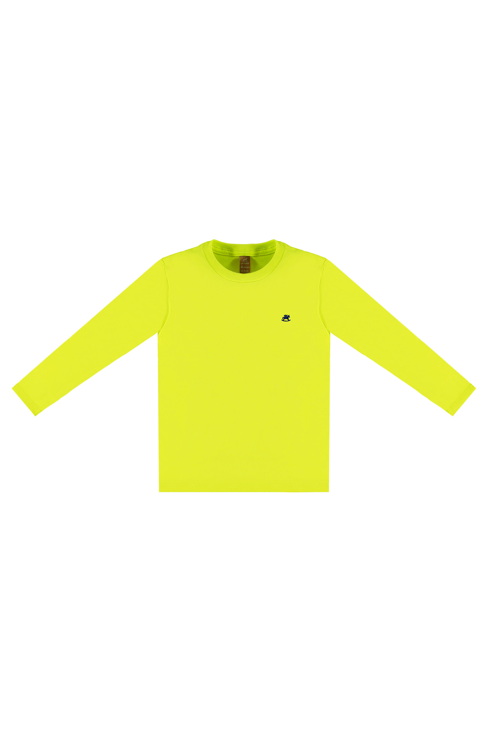 Camiseta Básica Manga Longa (Verde) Up Baby