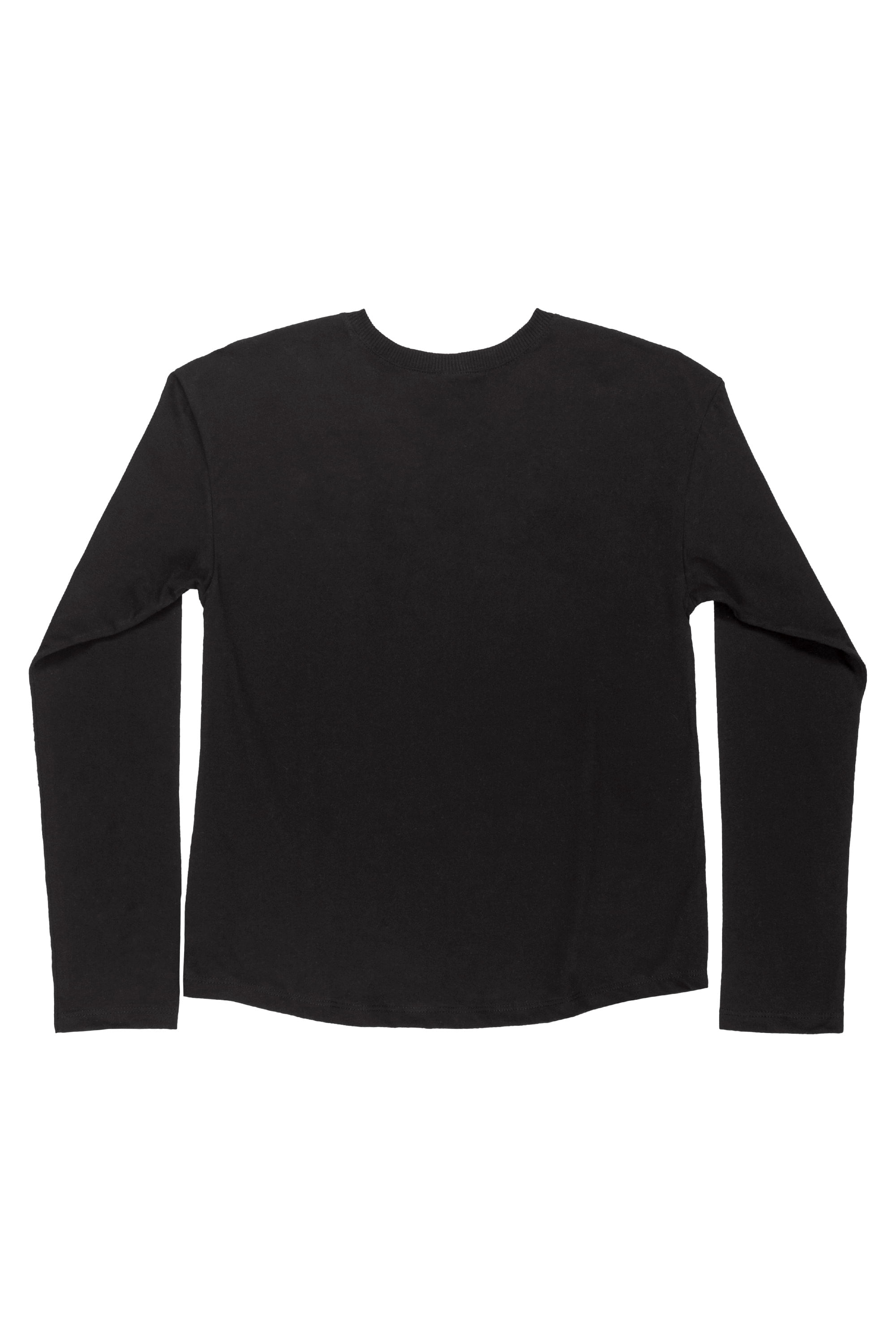 Blusa Alongada Infantil para Meninas em Meia Malha (Preto) Gloss - Imagem 3