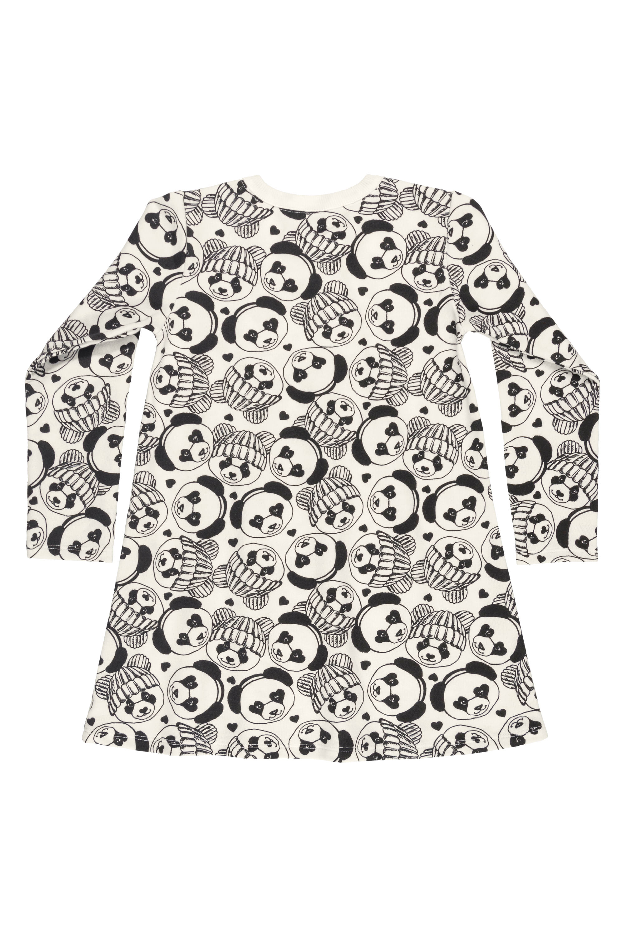 Vestido de Moletom com manga longa Infantil (Bege) Bee Loop - Imagem 3