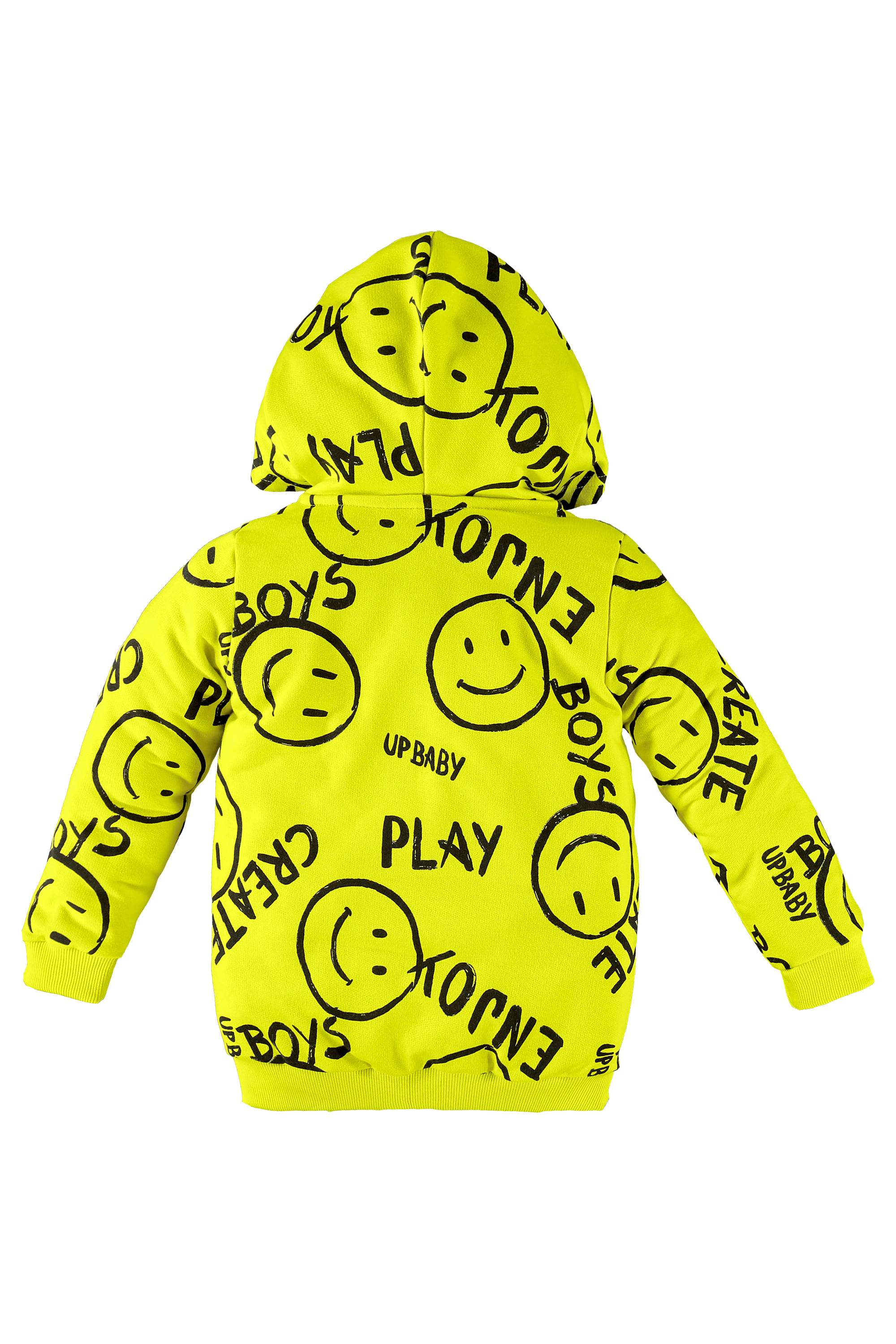 Conjunto Infantil de Inverno com Blusão e Calça em Moletom (Verde claro) Up Baby - Imagem 7