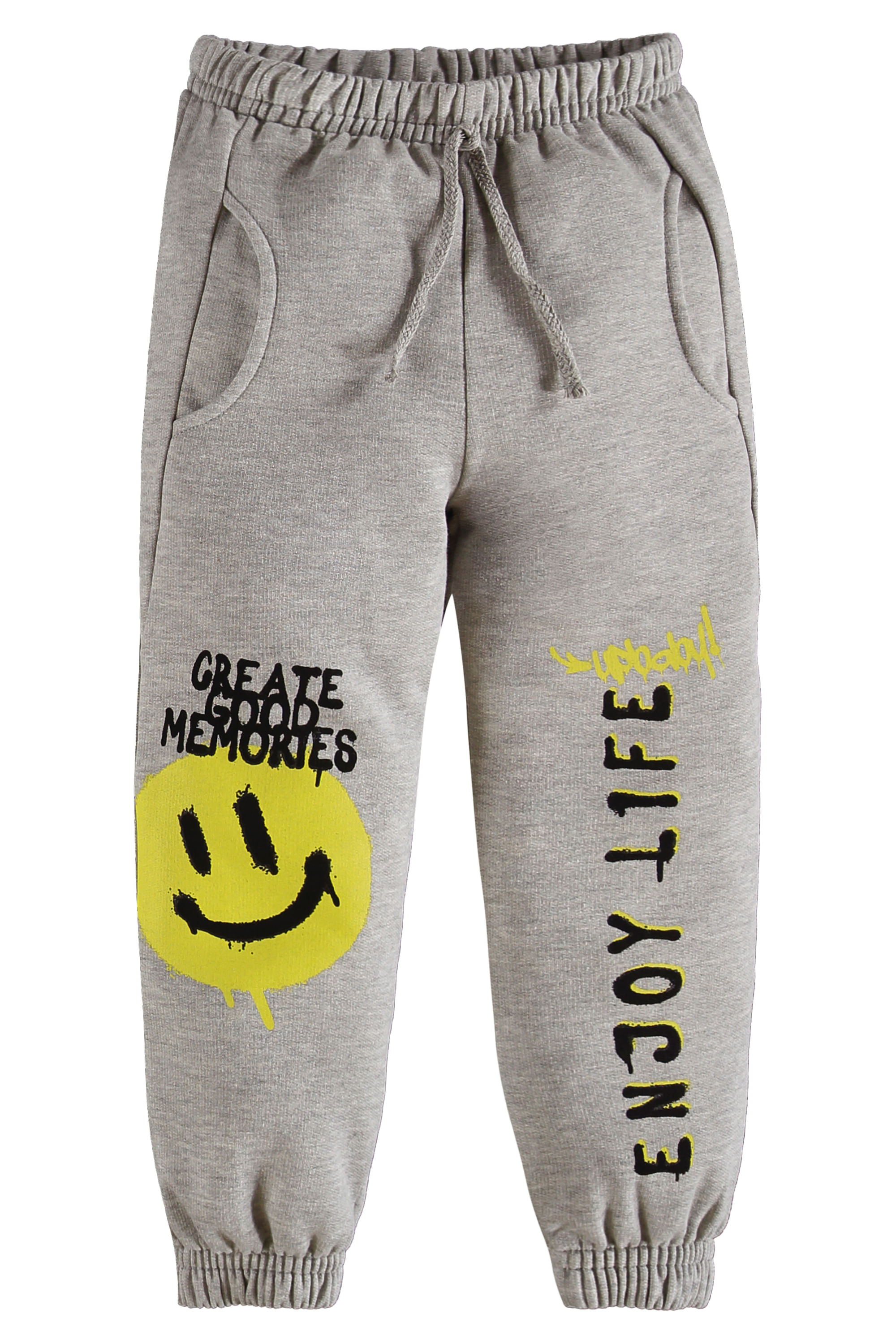 Conjunto Infantil Masculino com Blusão e Calça em Moletom (Cinza) Up Baby - Imagem 4