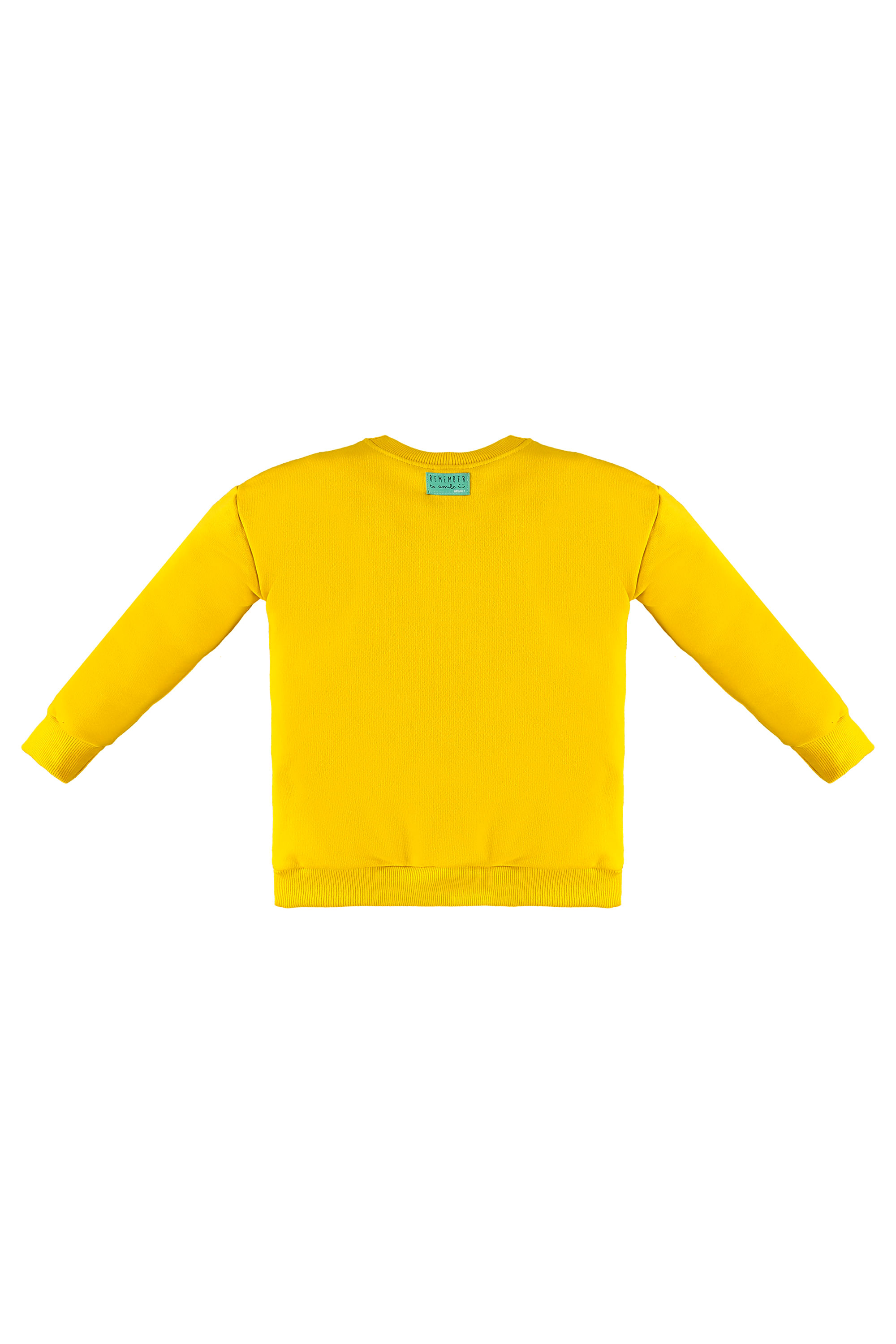 Conjunto Infantil Masculino com Blusão e Calça em Moletom (Amarelo) Up Baby - Imagem 7