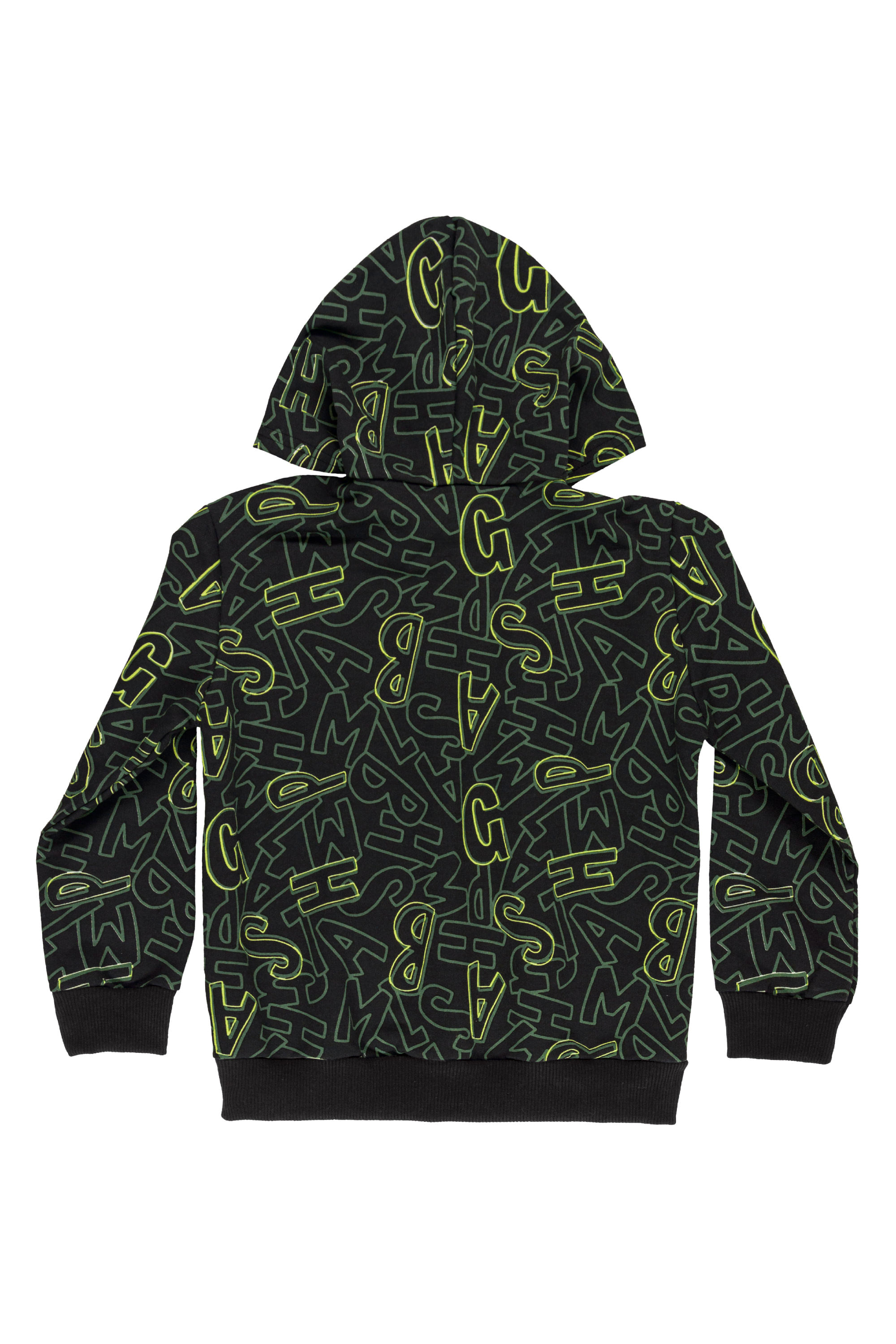 Jaqueta Infantil para Meninos em Moletom (Preto) Bee Loop - Imagem 4