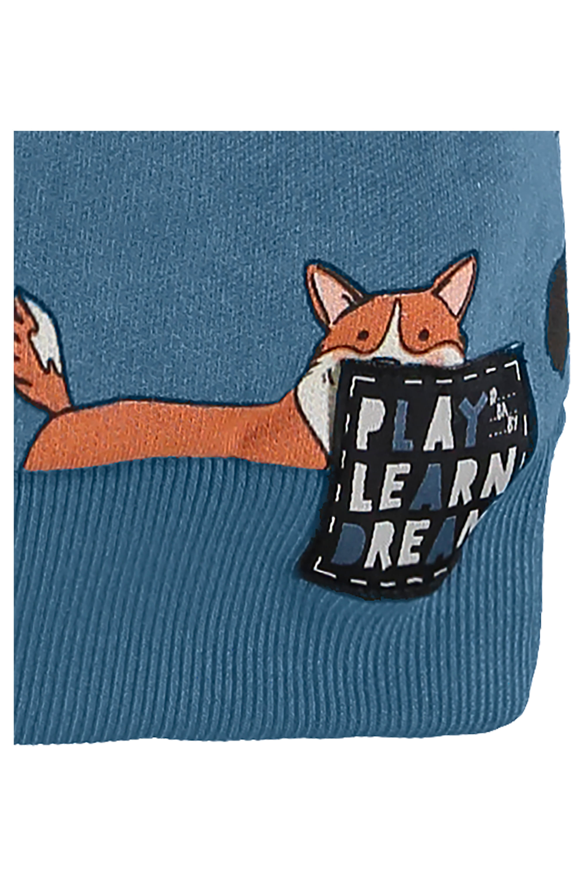 Vestido Manga Longa Infantil em Moletom (Azul) Up Baby - Imagem 4