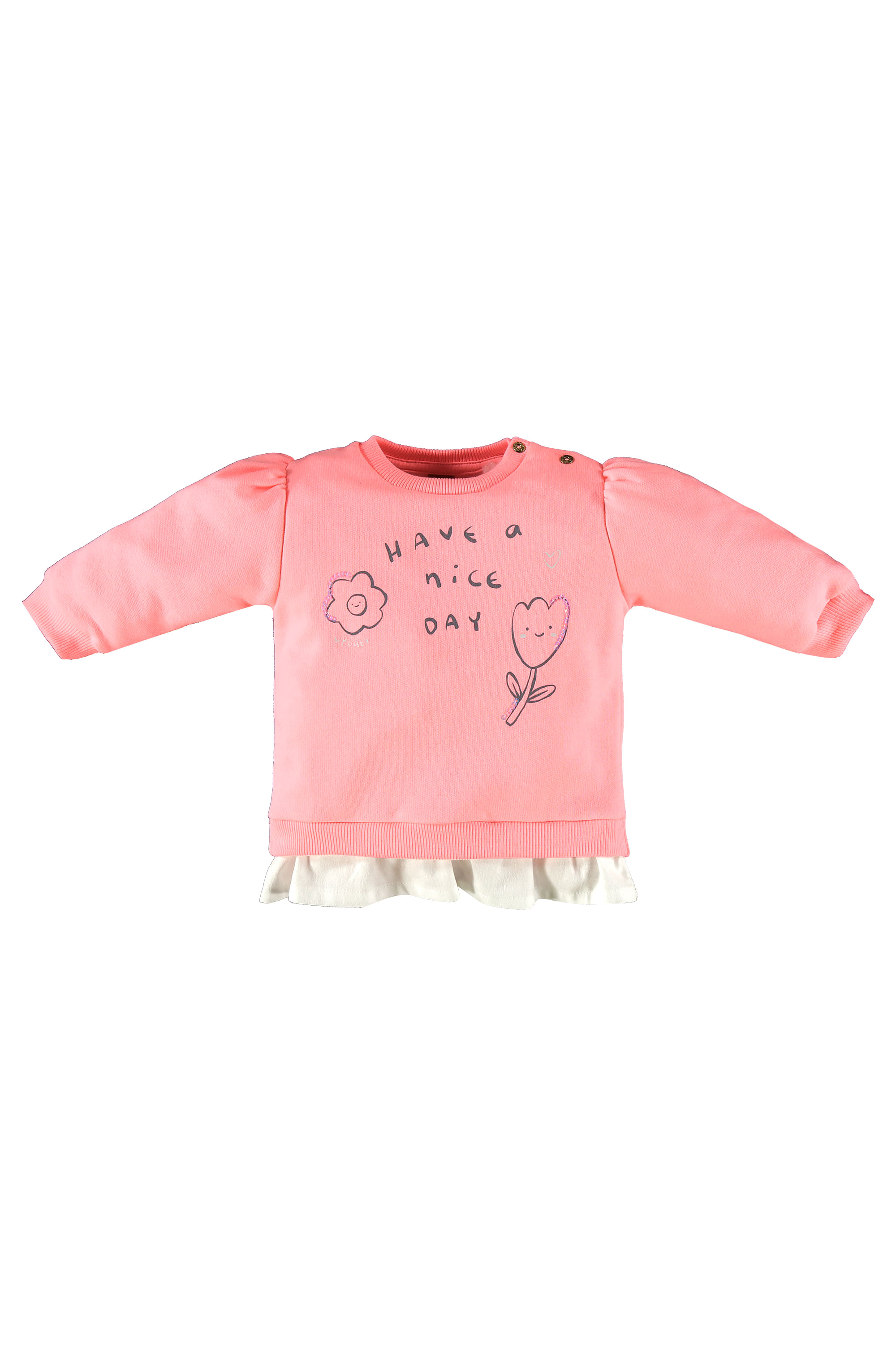 Conjunto com Blusão e Calça Legging para Bebê Menina (Rosa) Up Baby - Imagem 3