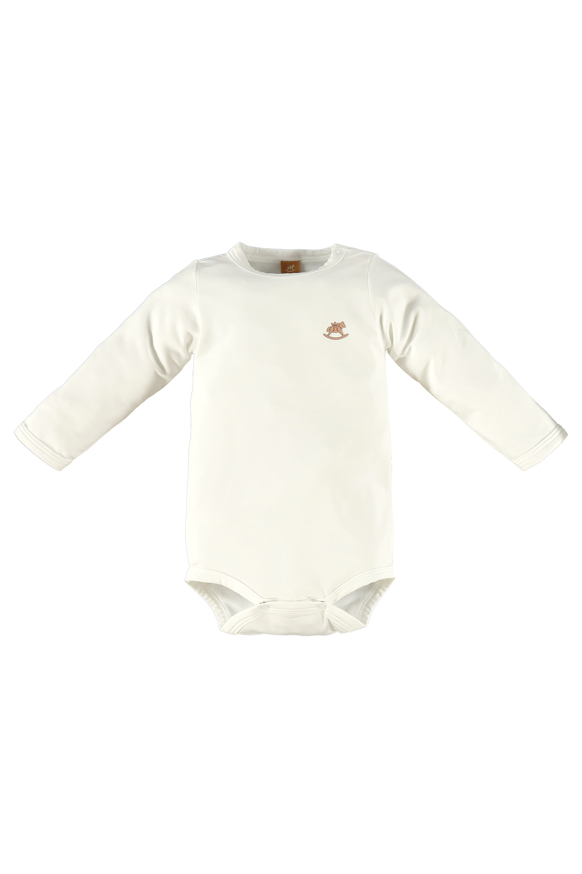 Pijama Unissex Térmico para Bebê (Bege) Up Baby - Imagem 4