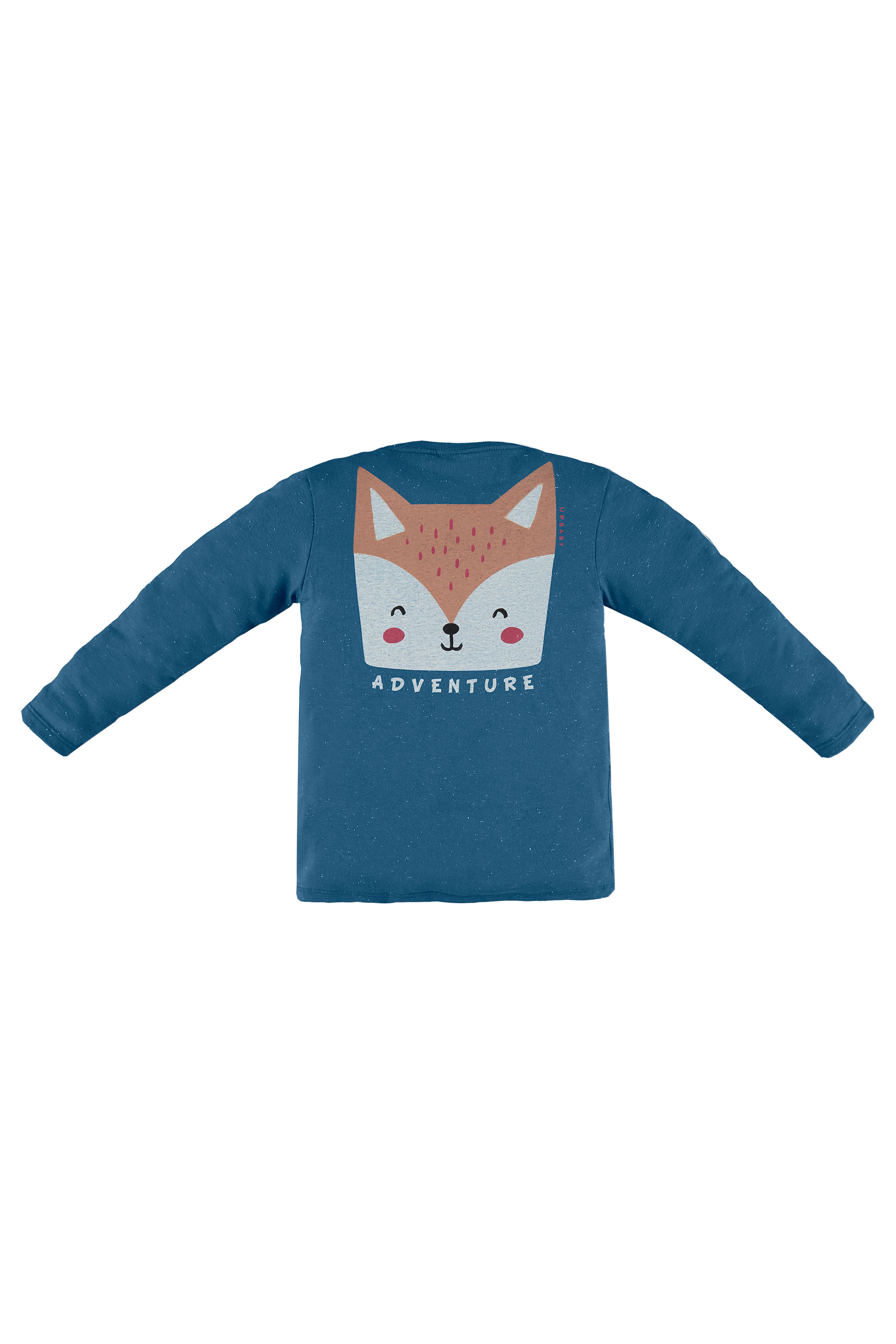 Camiseta Raposinha Infantil Masculina (Azul) Up Baby - Imagem 4