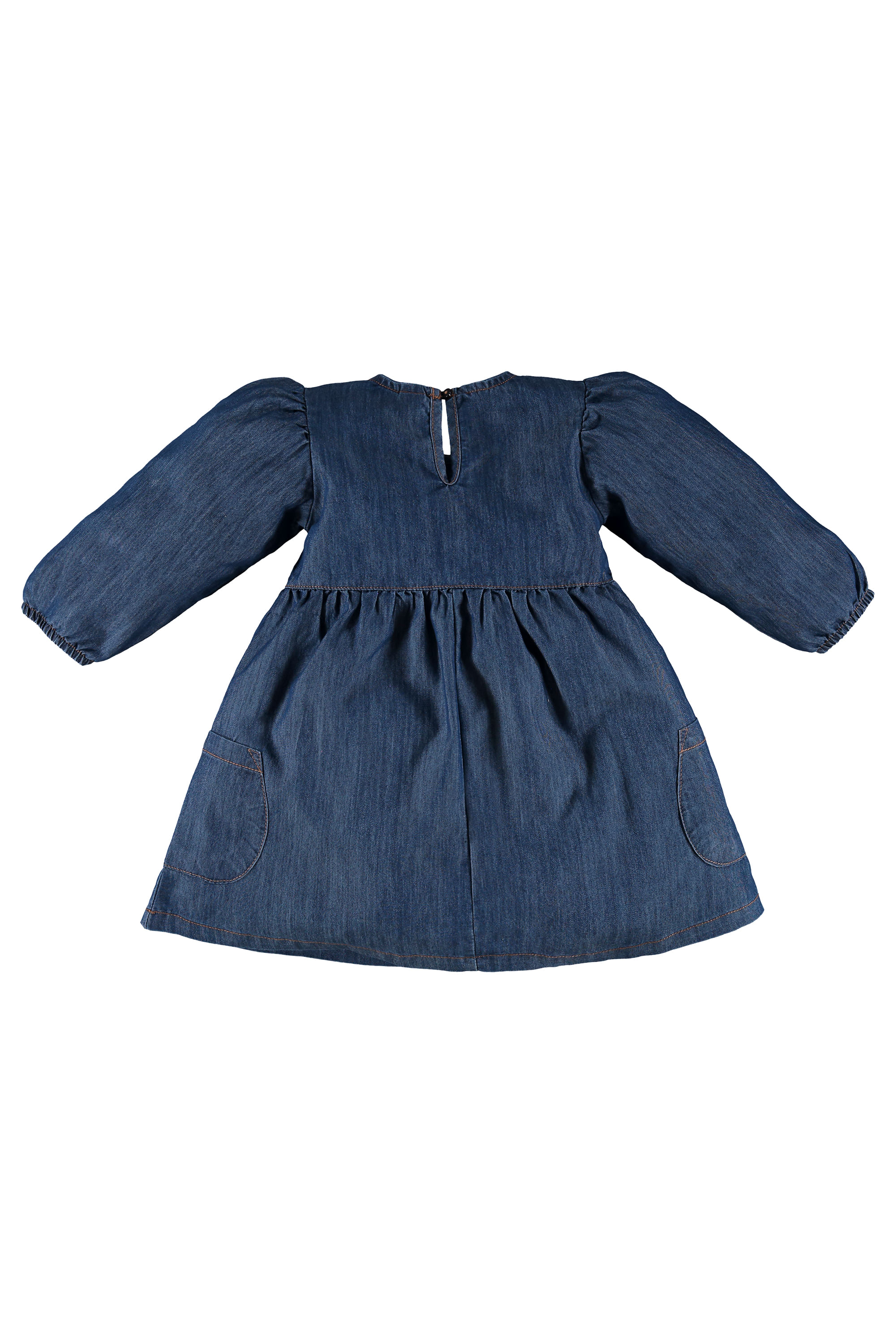 Vestido Infantil em Jeans com Elastano (Azul) Up Baby - Imagem 3