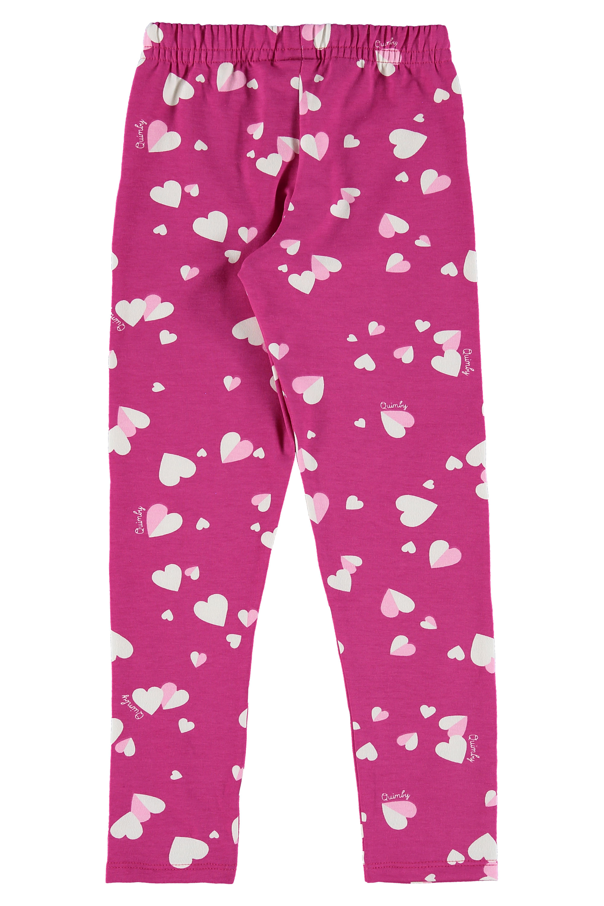 Calça Legging Estampada Infantil (Rosa) Quimby - Imagem 2