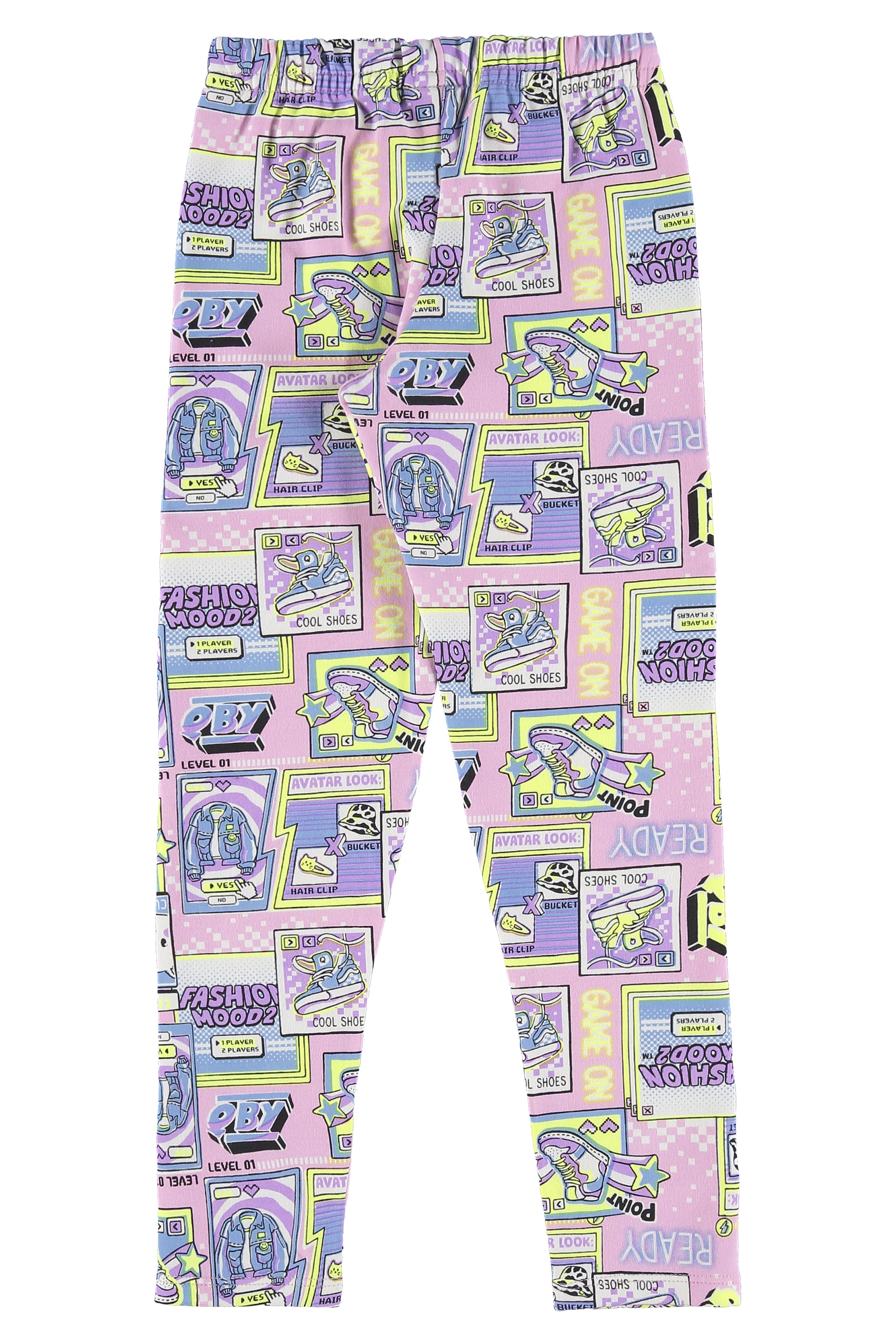 Calça Legging Estampada Infantil (Rosa) Quimby - Imagem 2