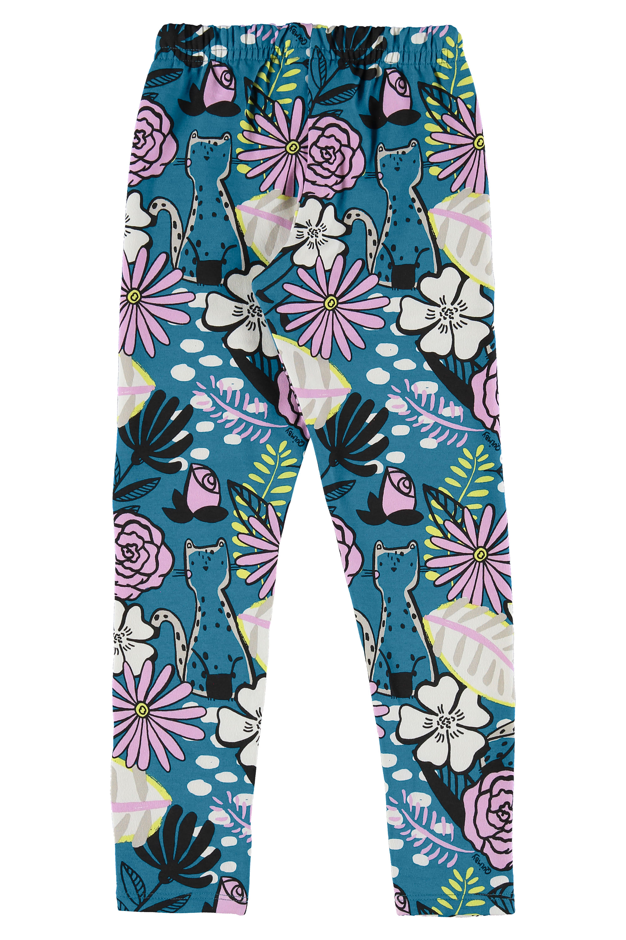 Calça Legging Estampada Infantil (Azul) Quimby - Imagem 2