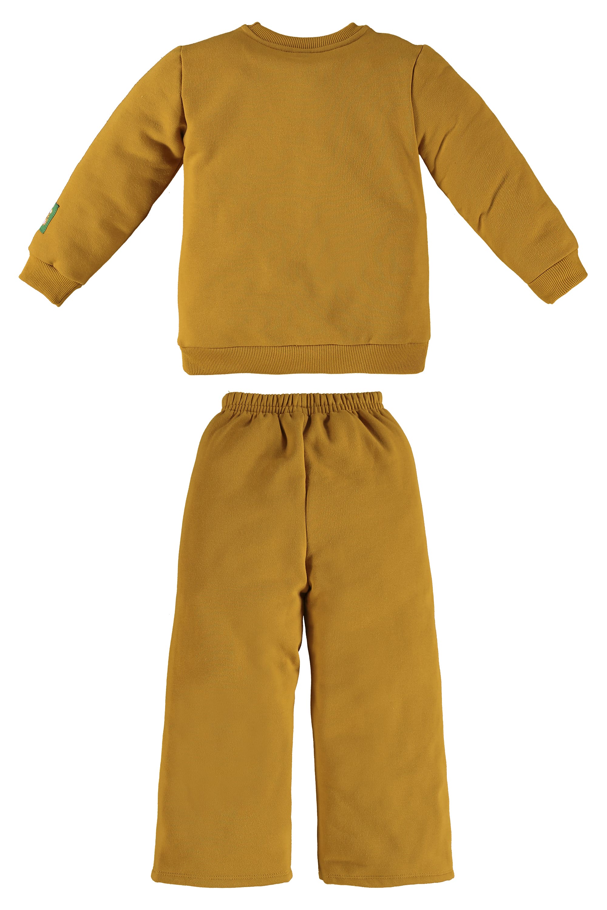Conjunto Infantil Feminino com Blusão e Calça de Moletom (Marrom) Up Baby - Imagem 5