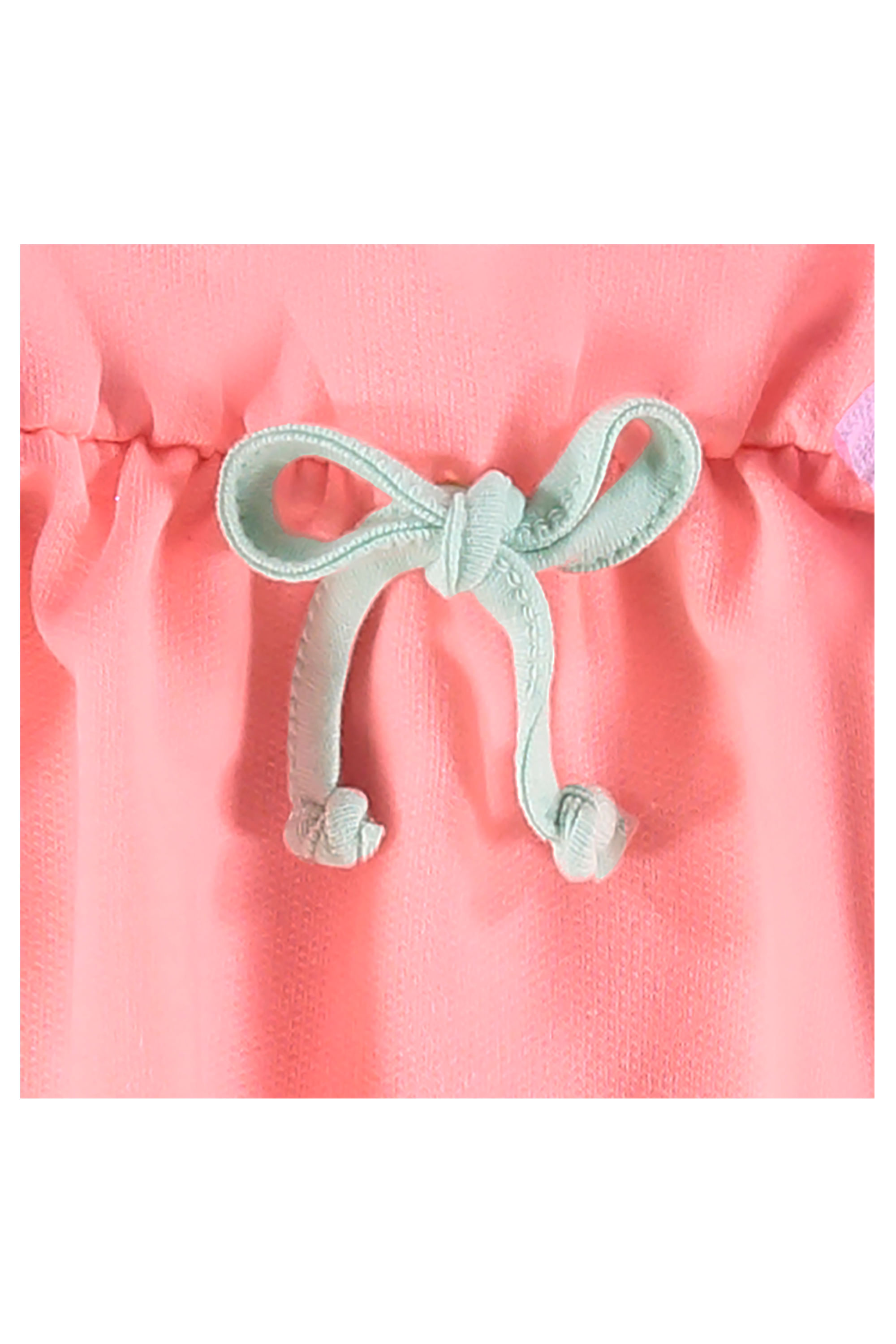 Vestido Infantil Moletom Manga Longa (Rosa) Quimby - Imagem 3