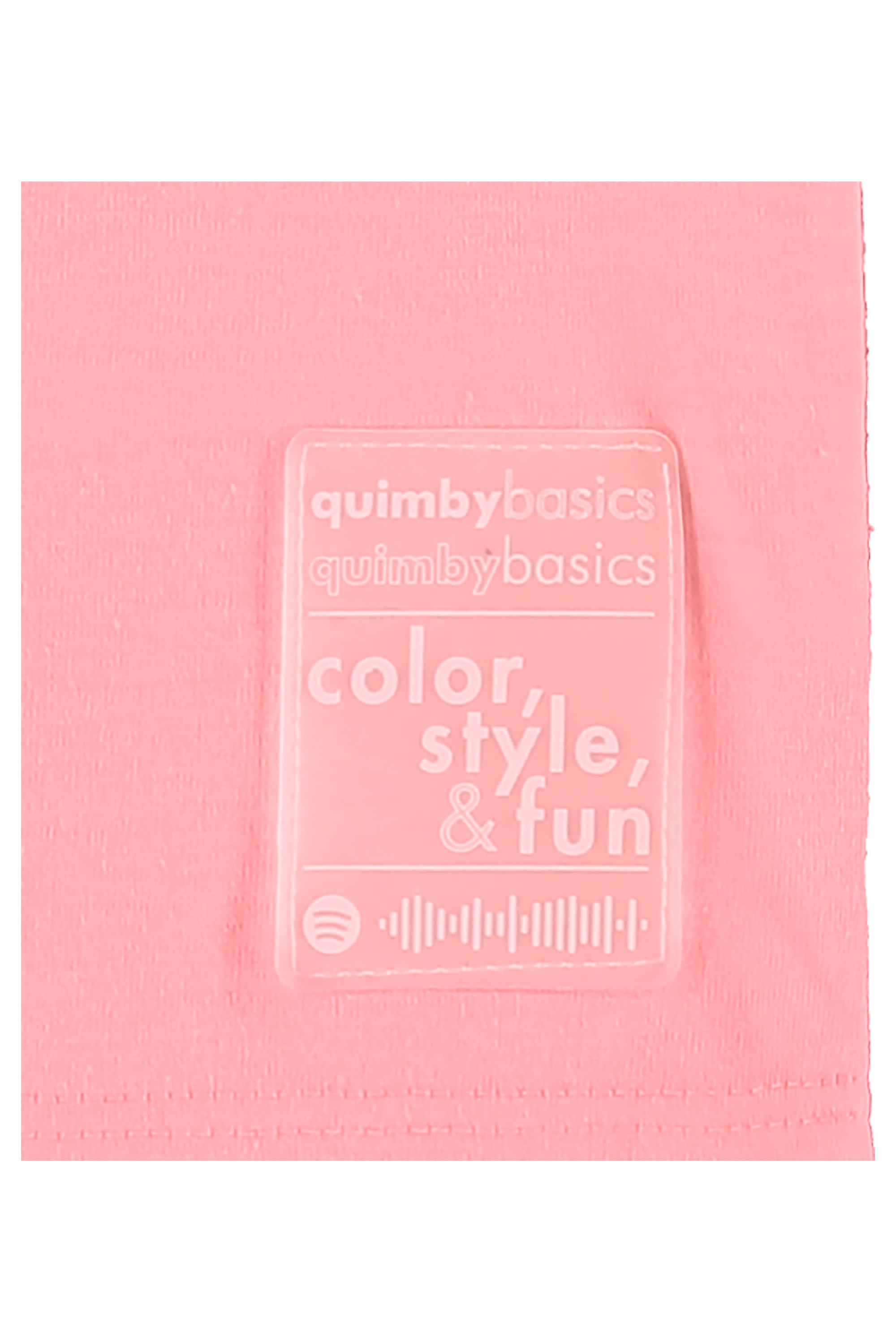 Camiseta Básica Infantil Lovely (Rosa) Quimby - Imagem 4