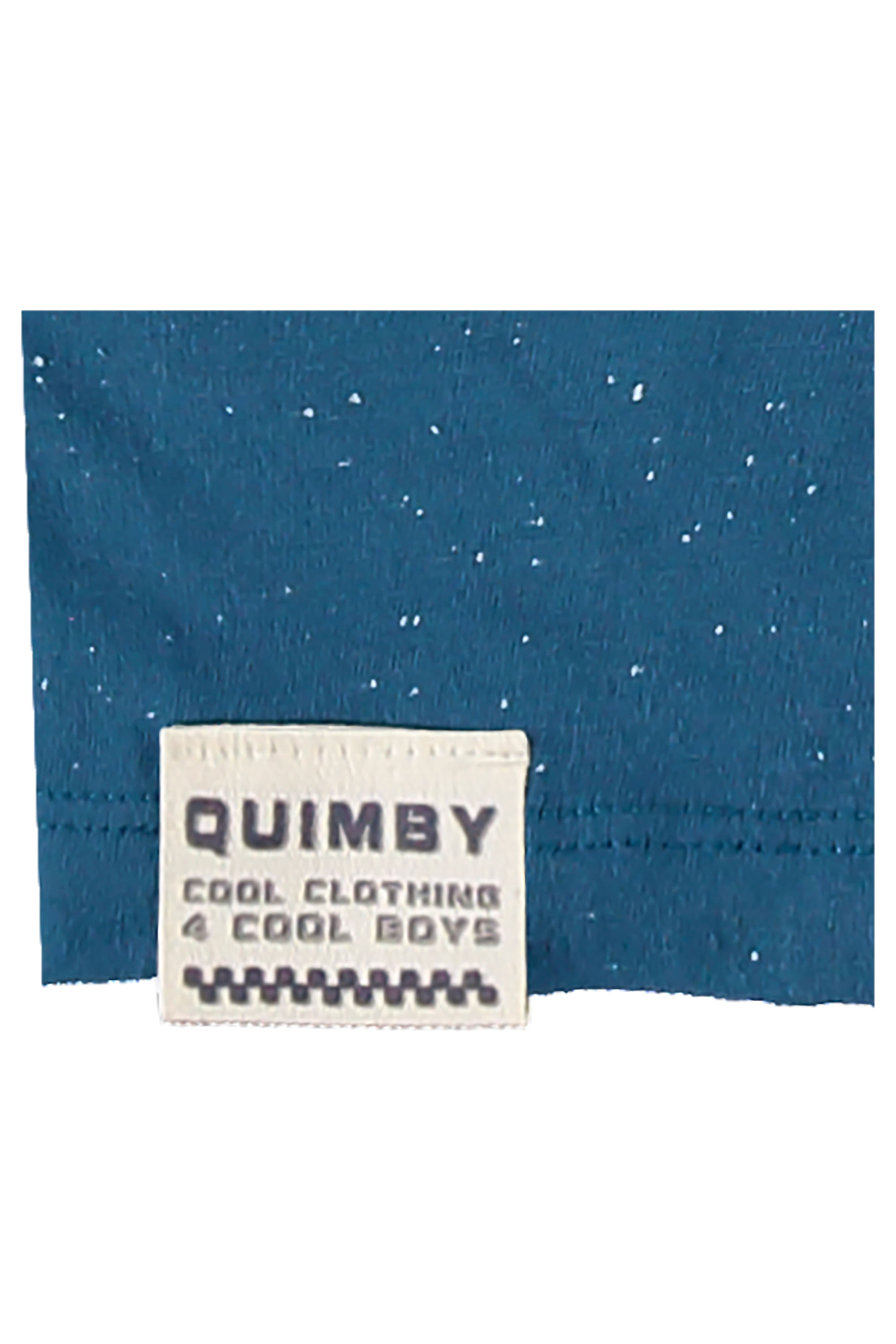 Conjunto Camiseta Manga Longa e Calça Infantil (Azul) Quimby - Imagem 8